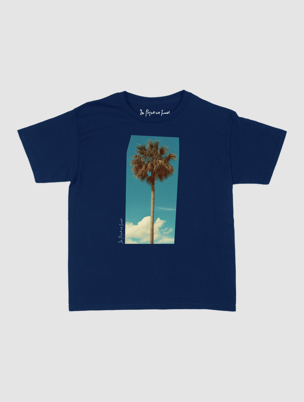 palm tree baby tee - In Print We Trust