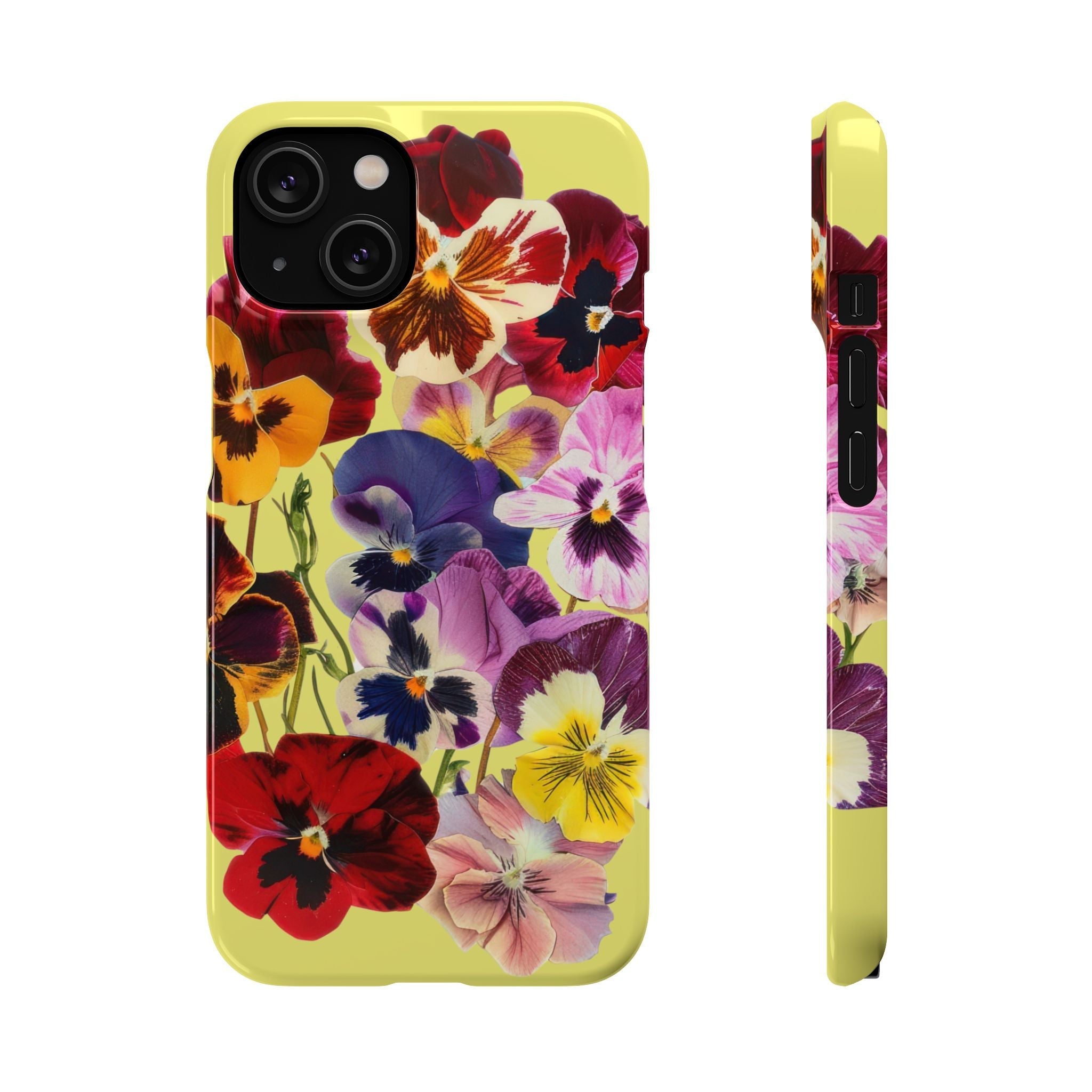 pansy iPhone case - In Print We Trust