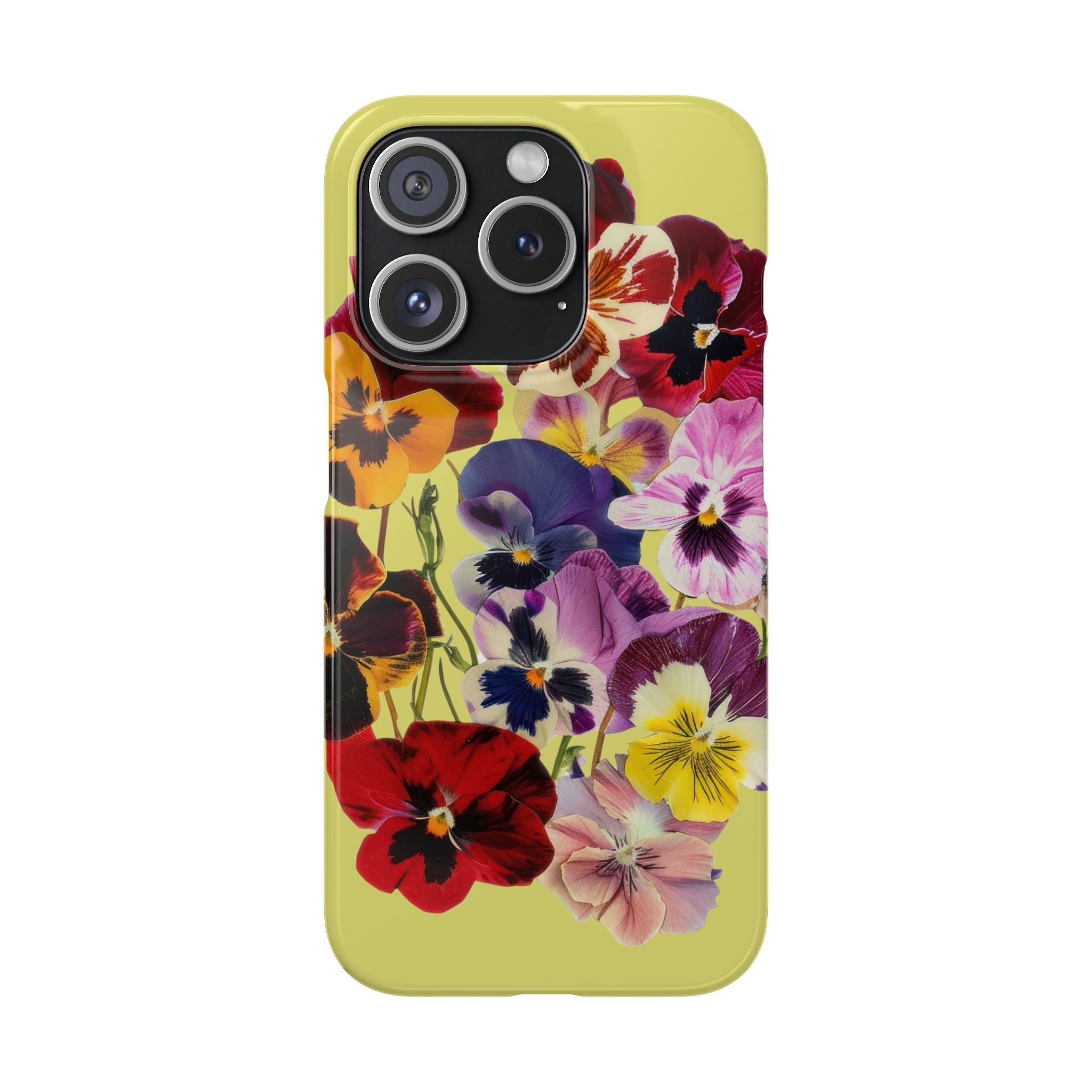 pansy iPhone case - In Print We Trust