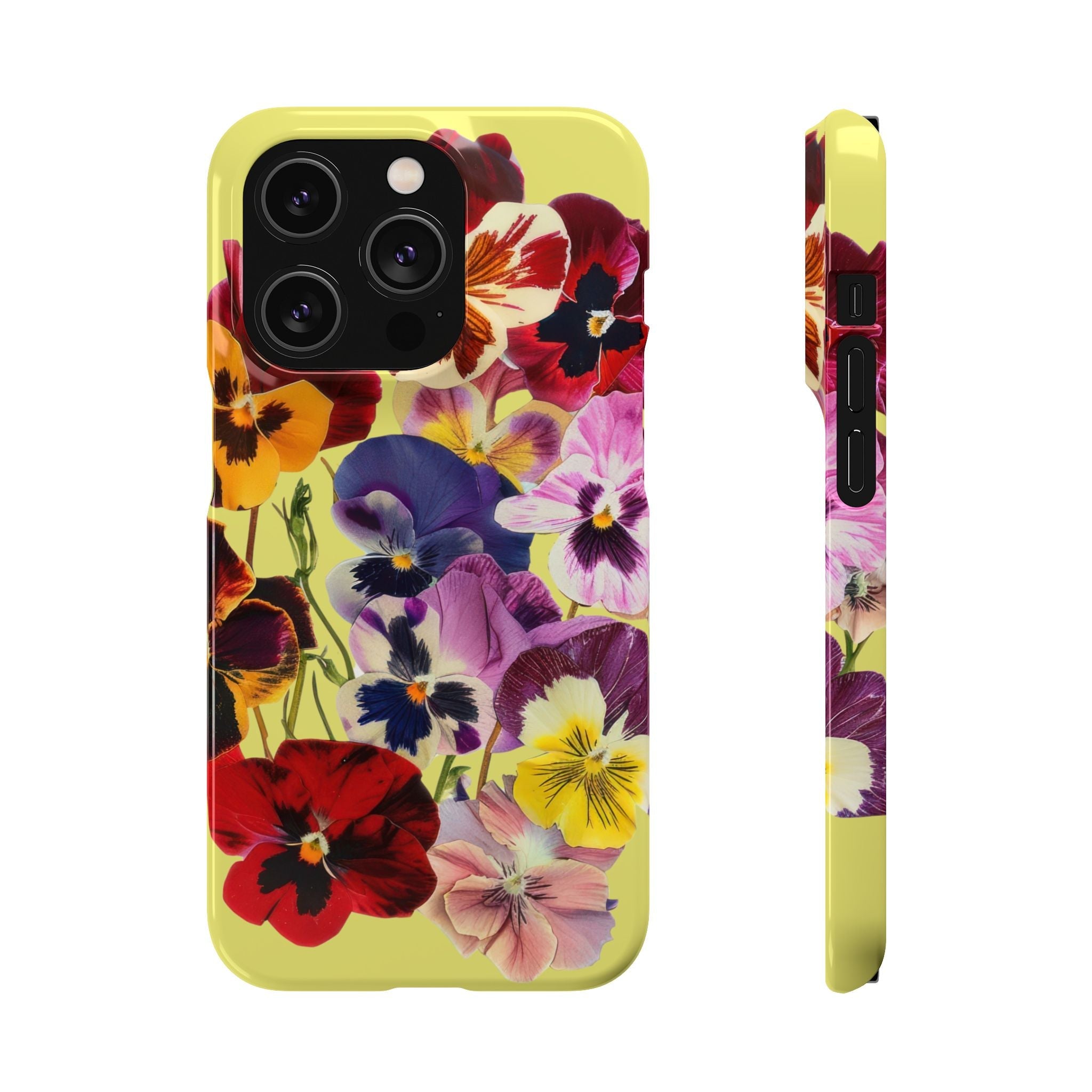 pansy iPhone case - In Print We Trust