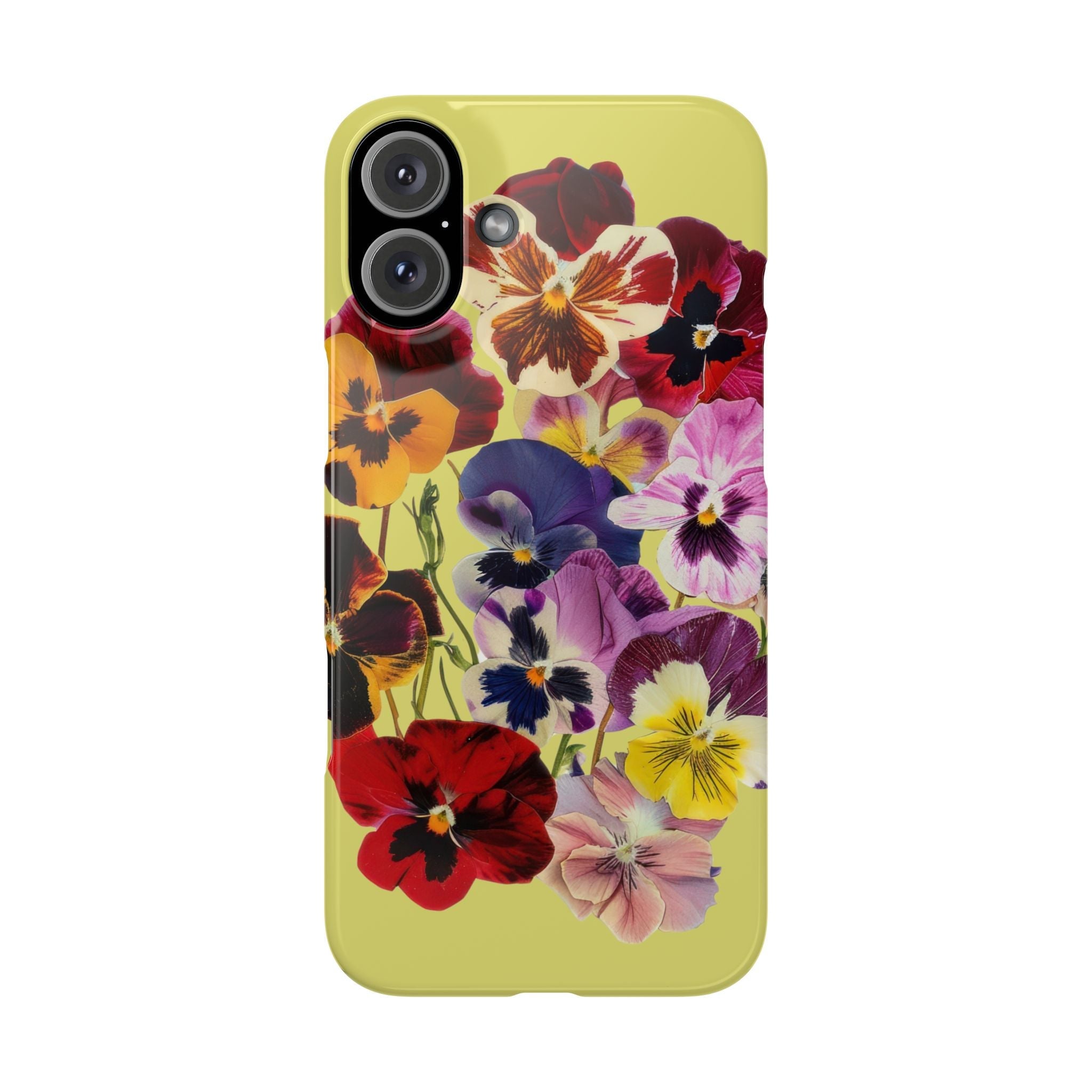 pansy iPhone case - In Print We Trust