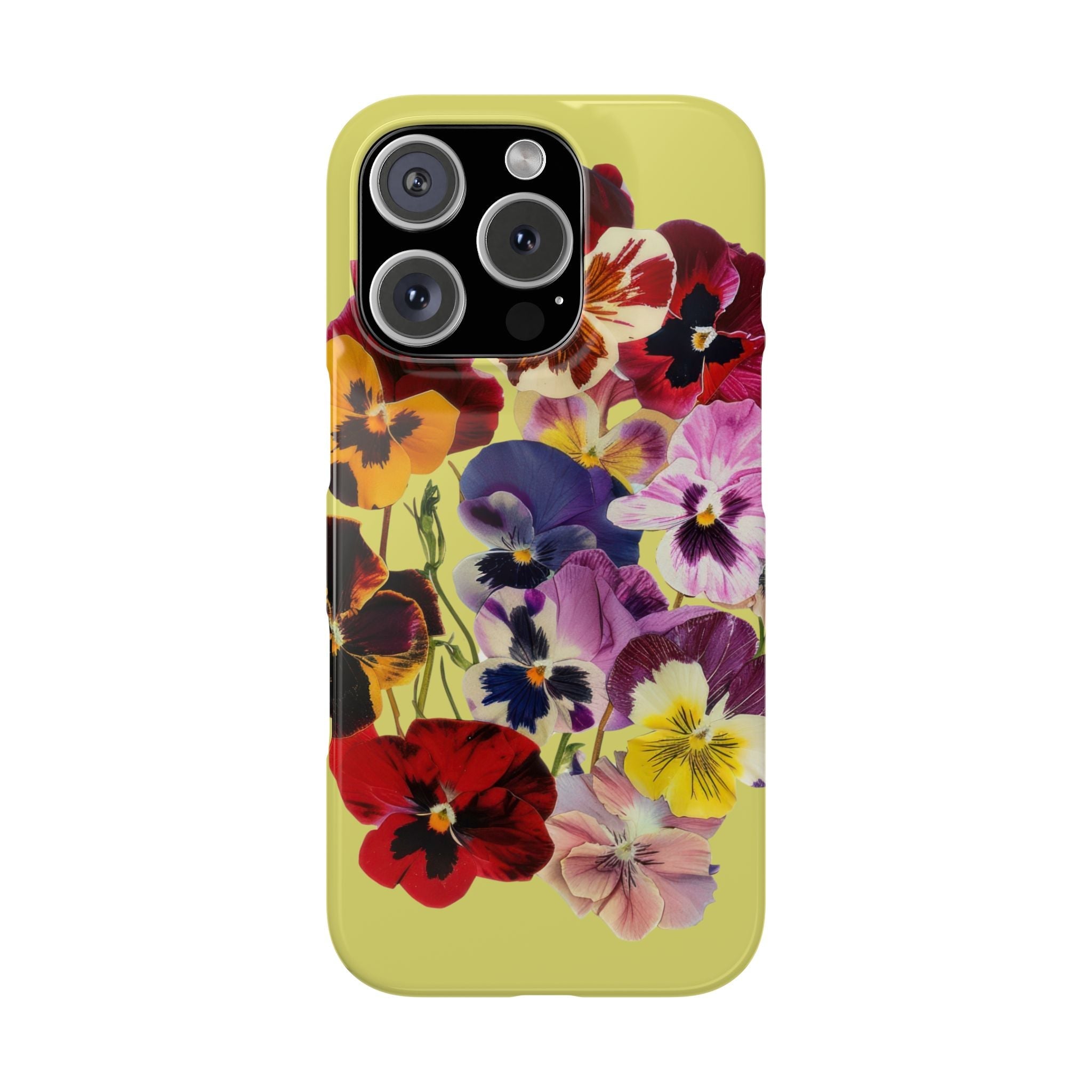 pansy iPhone case - In Print We Trust