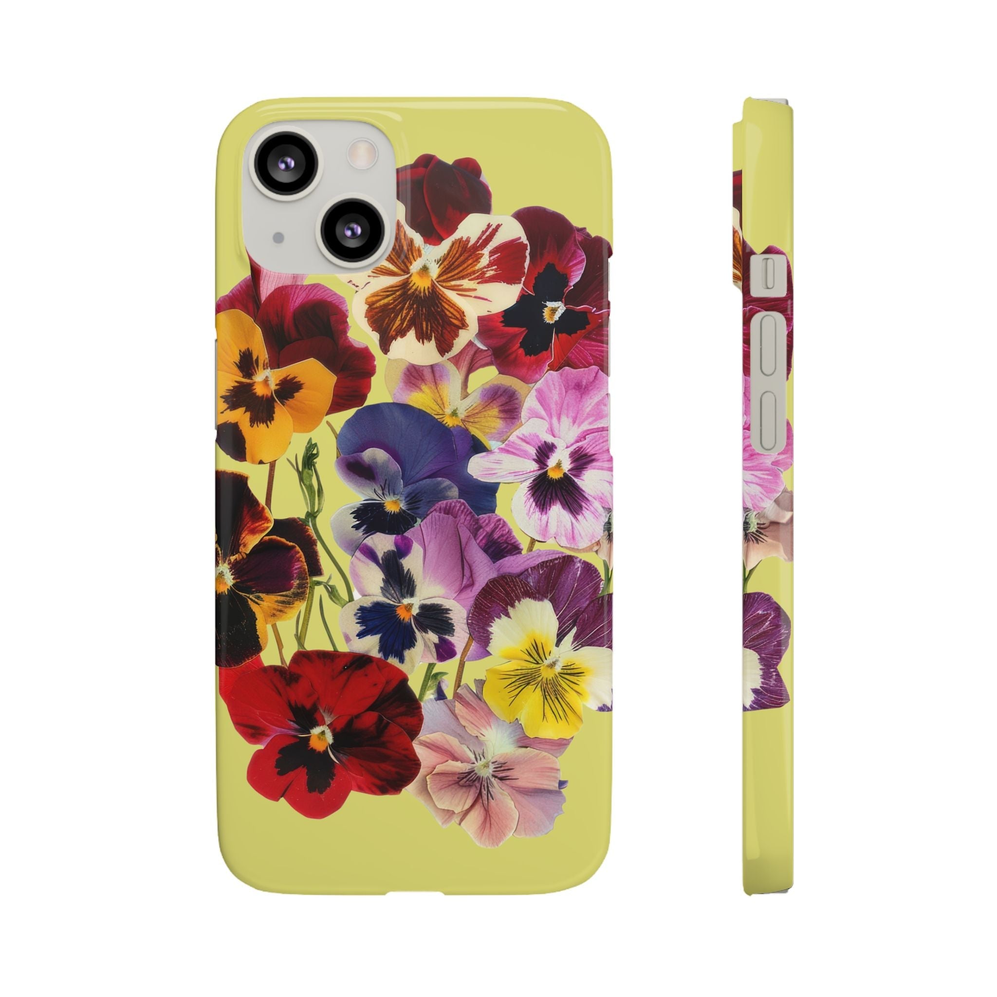 pansy iPhone case - In Print We Trust