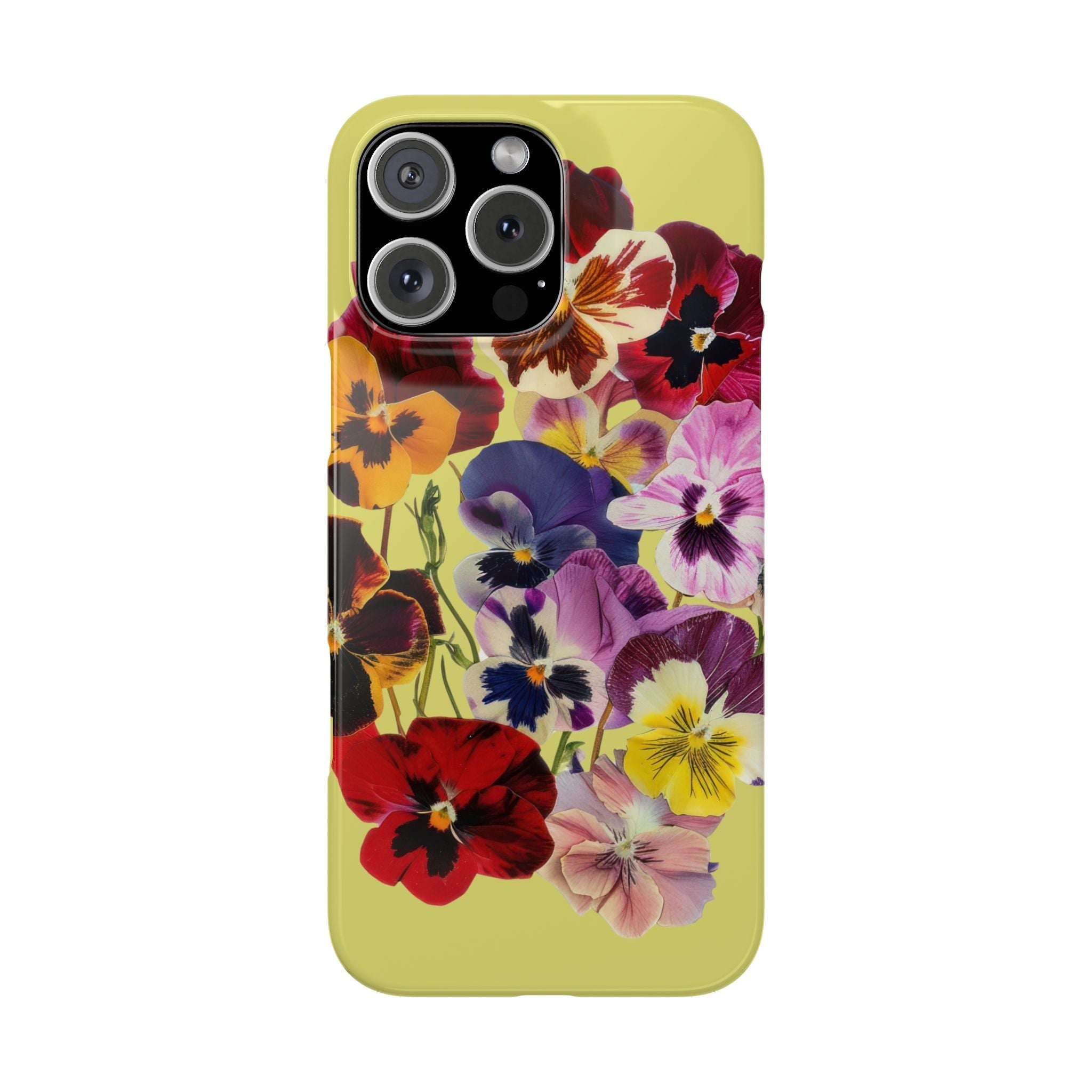 pansy iPhone case - In Print We Trust