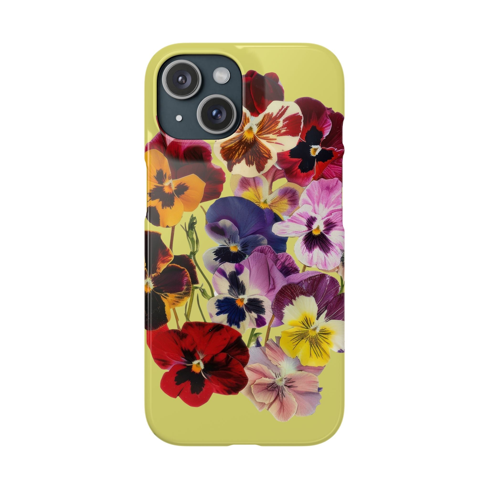 pansy iPhone case - In Print We Trust