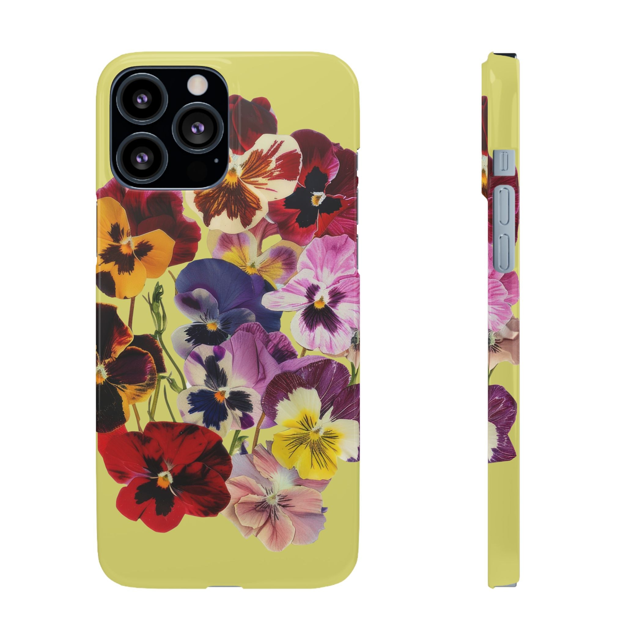 pansy iPhone case - In Print We Trust