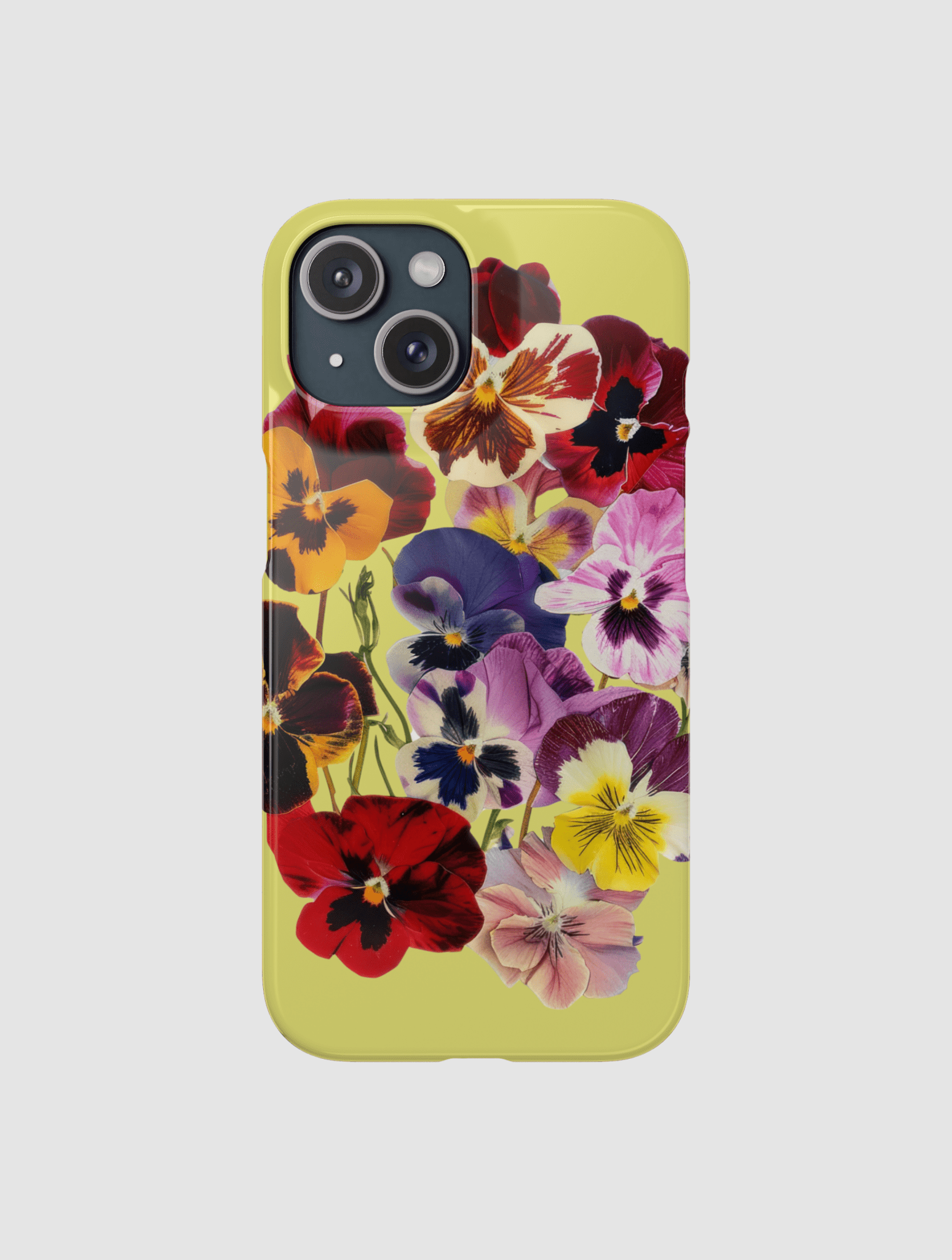 pansy iPhone case - In Print We Trust