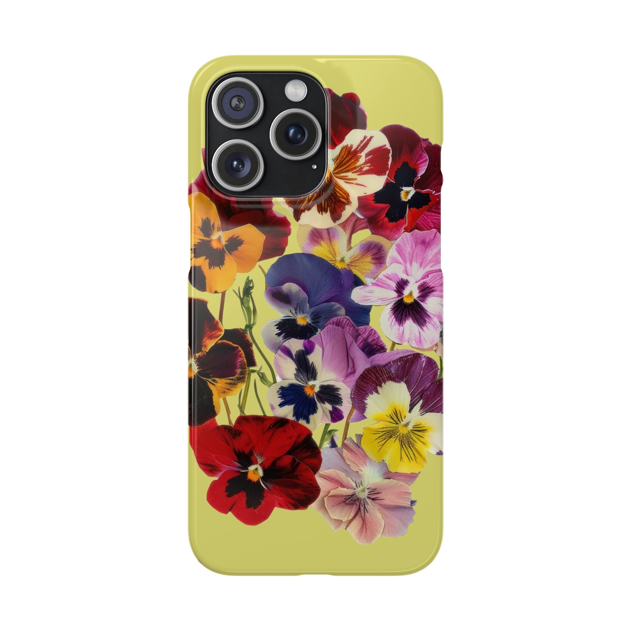 pansy iPhone case - In Print We Trust