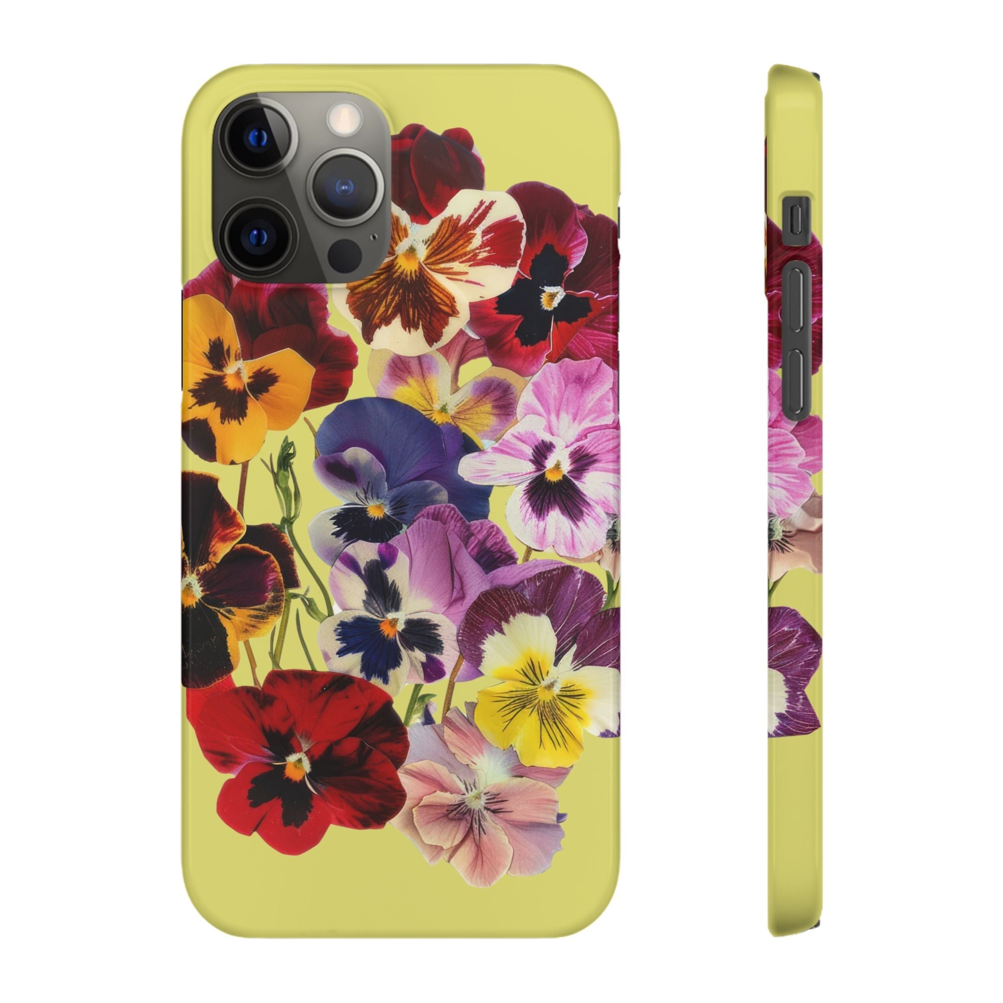 pansy iPhone case - In Print We Trust