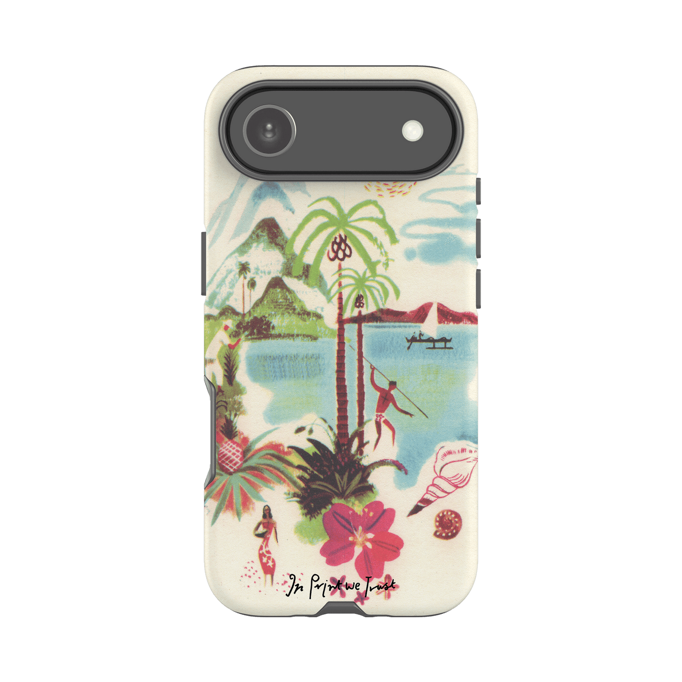 paradise tough iPhone case - In Print We Trust