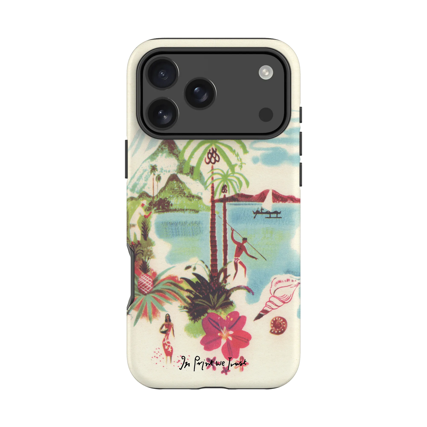 paradise tough iPhone case - In Print We Trust
