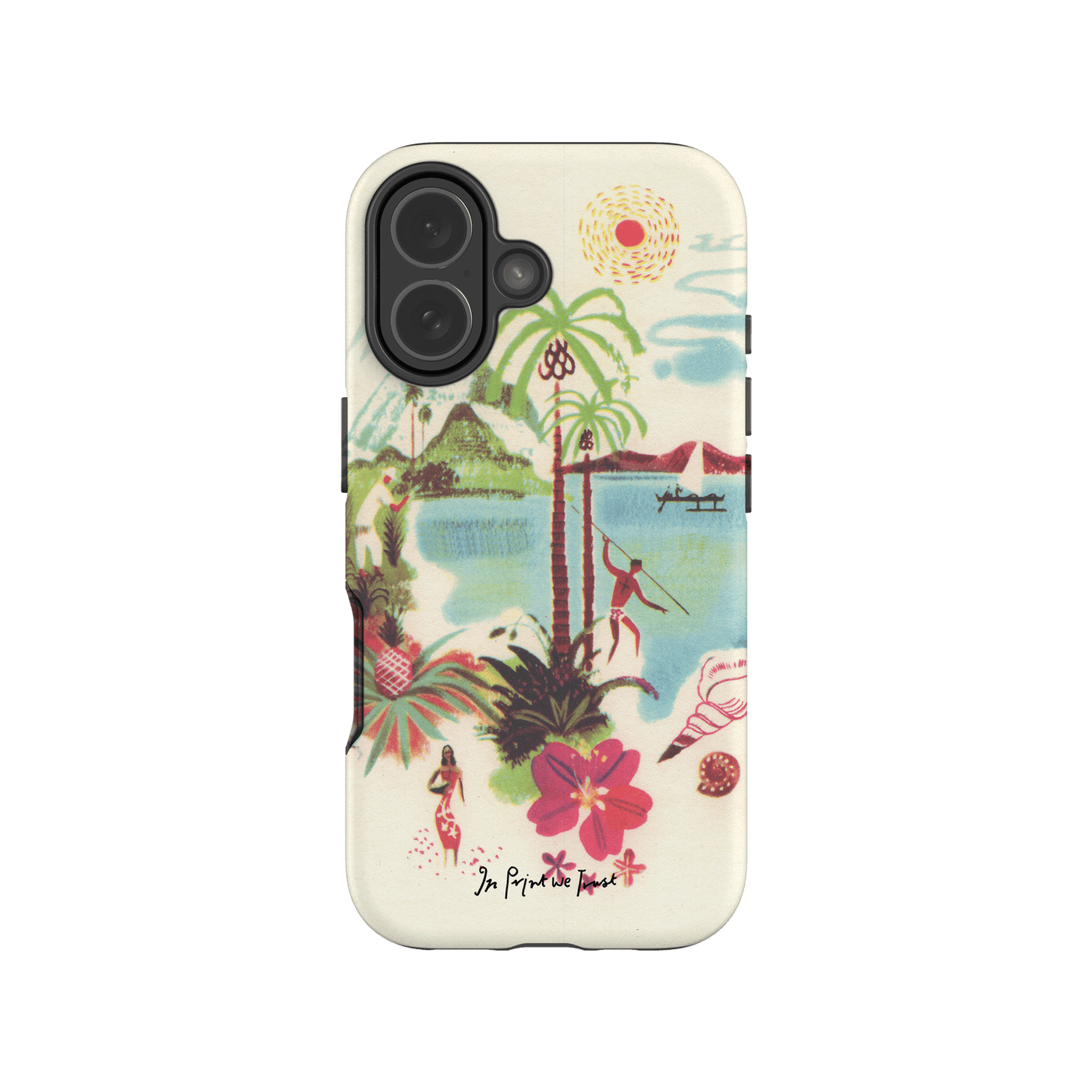 paradise tough iPhone case - In Print We Trust