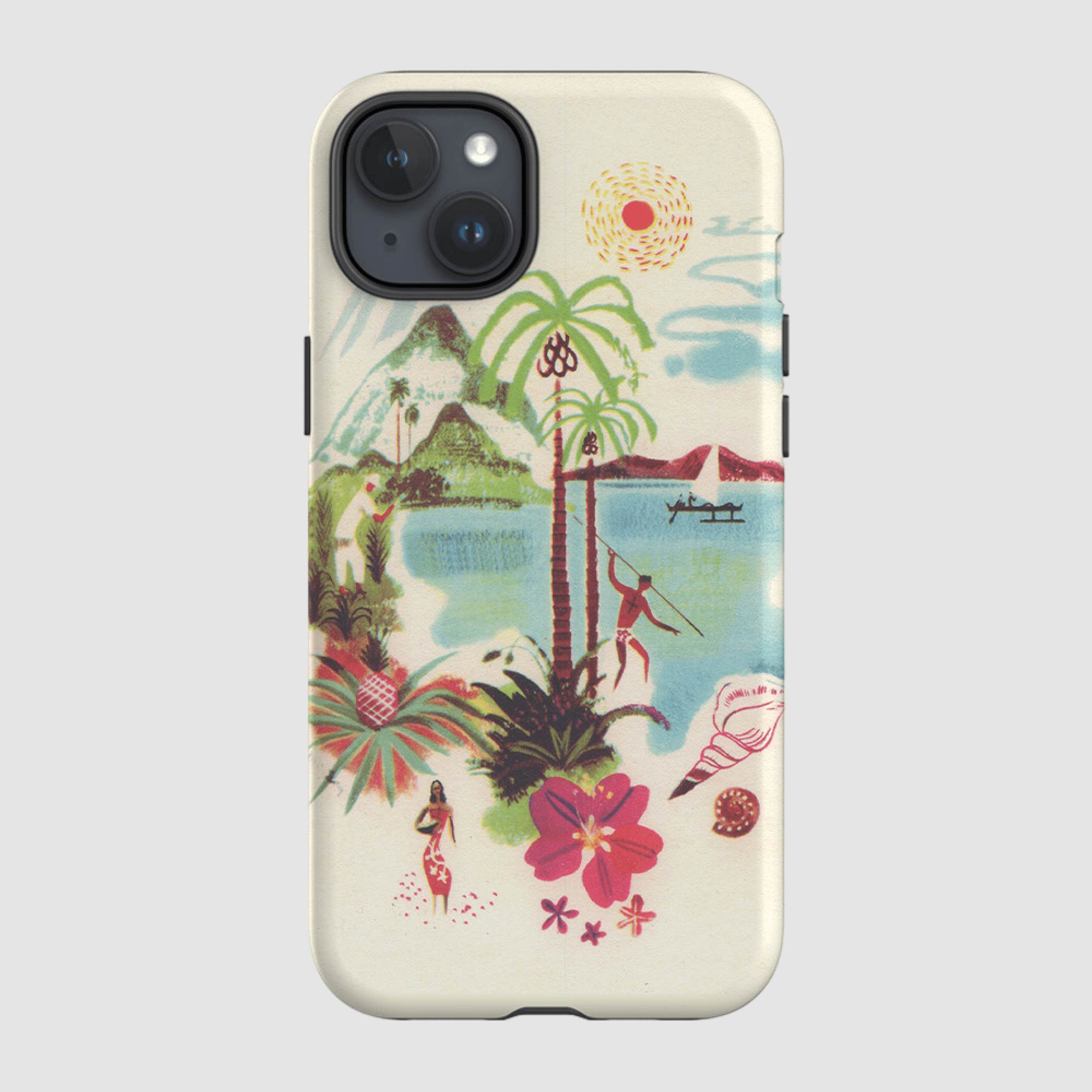 paradise tough iPhone case