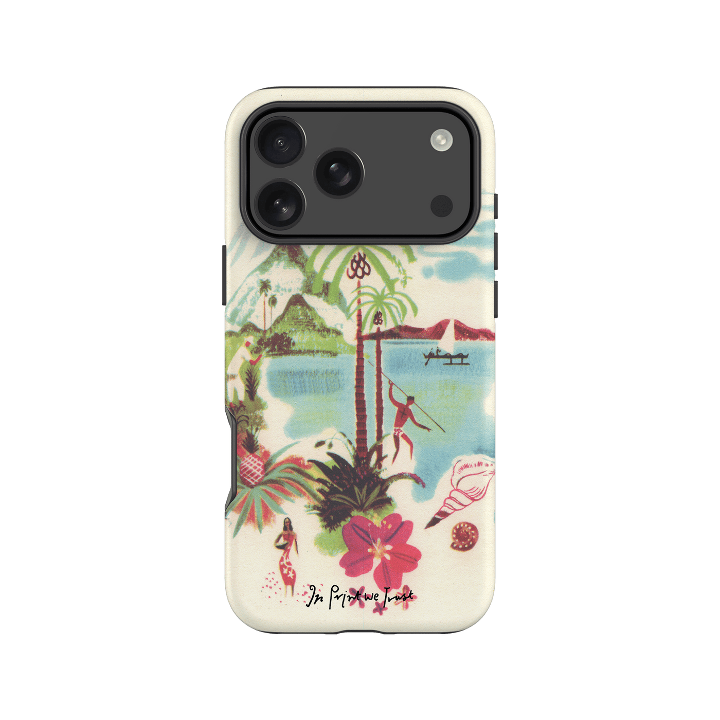 paradise tough iPhone case - In Print We Trust