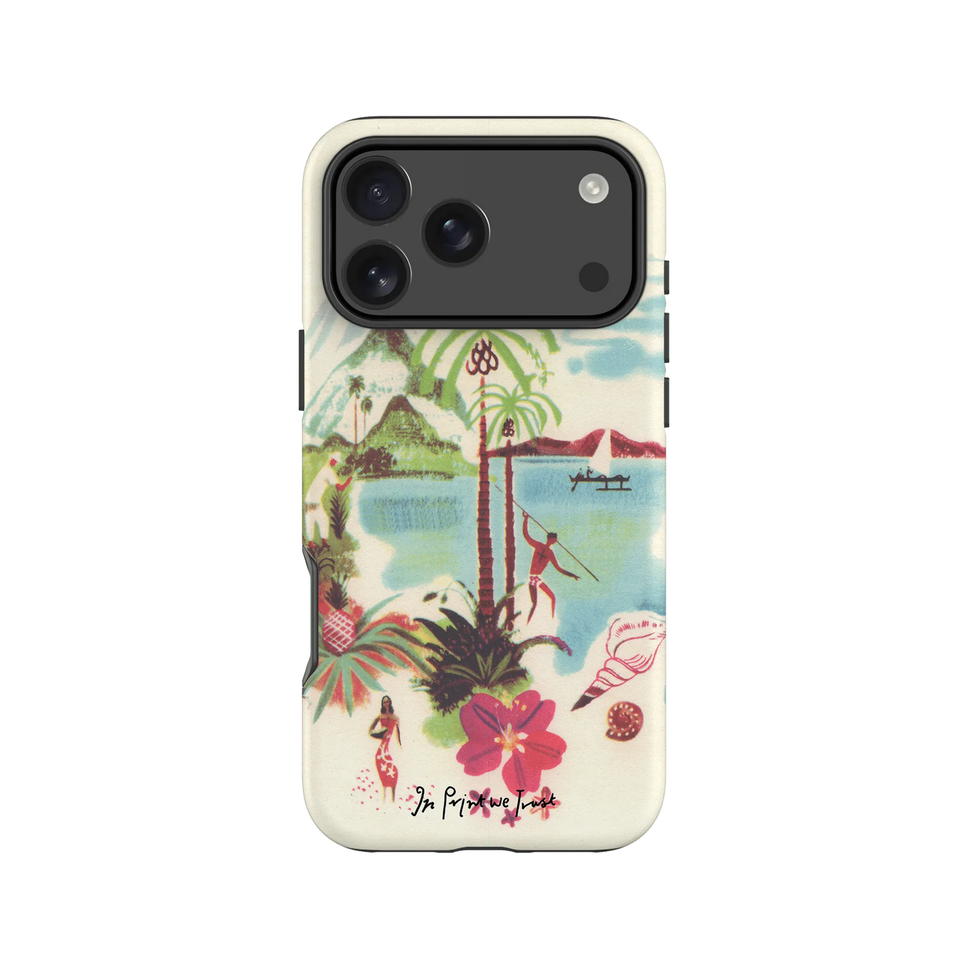 paradise tough iPhone case - In Print We Trust