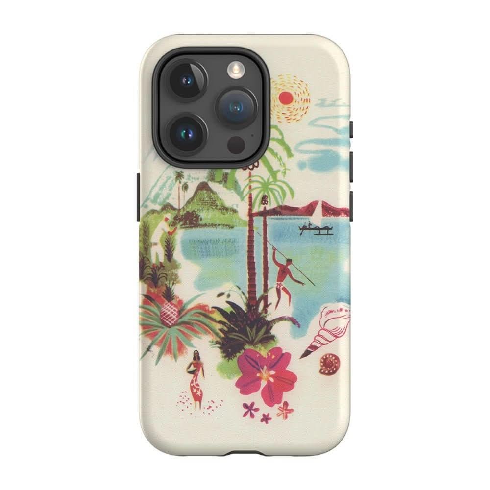 paradise tough iPhone case - In Print We Trust