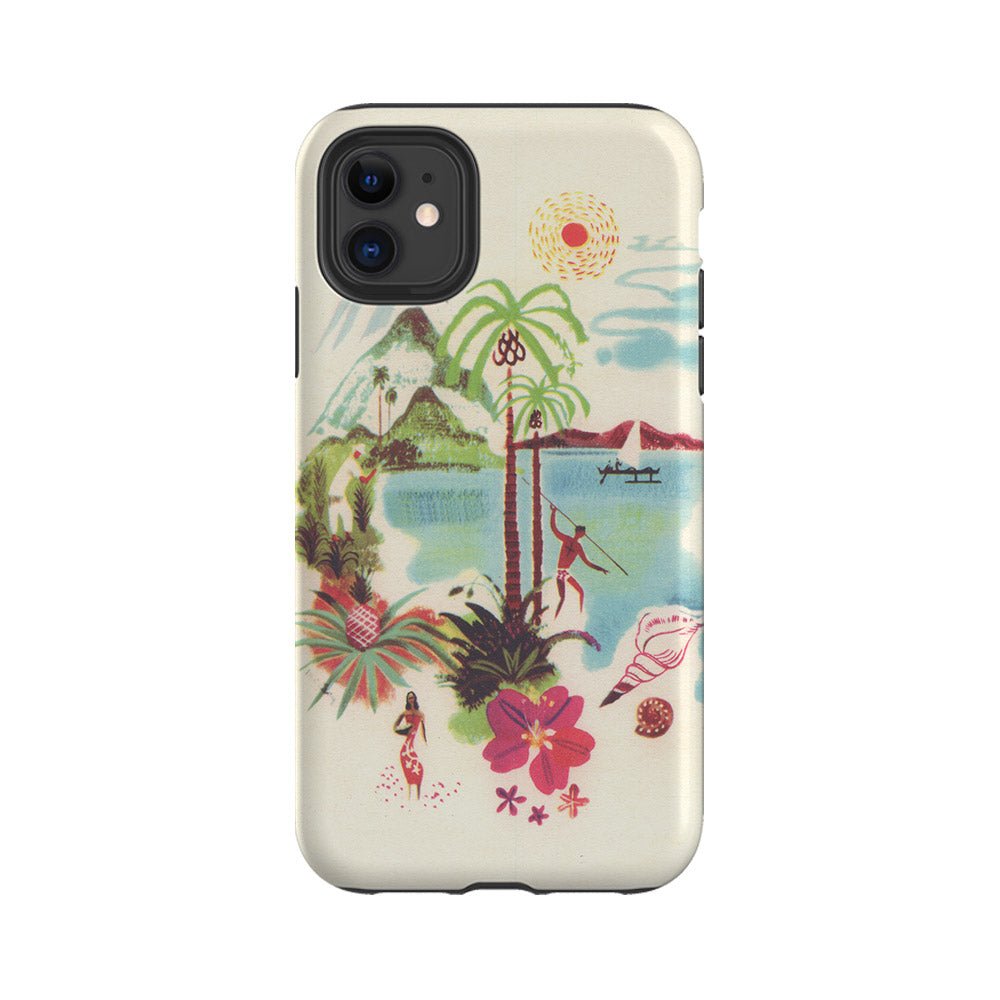 paradise tough iPhone case - In Print We Trust