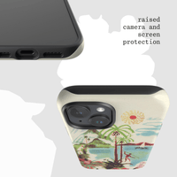 paradise tough iPhone case
