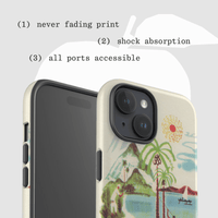 paradise tough iPhone case