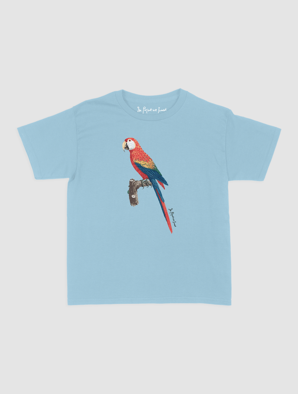 parrot baby tee - In Print We Trust