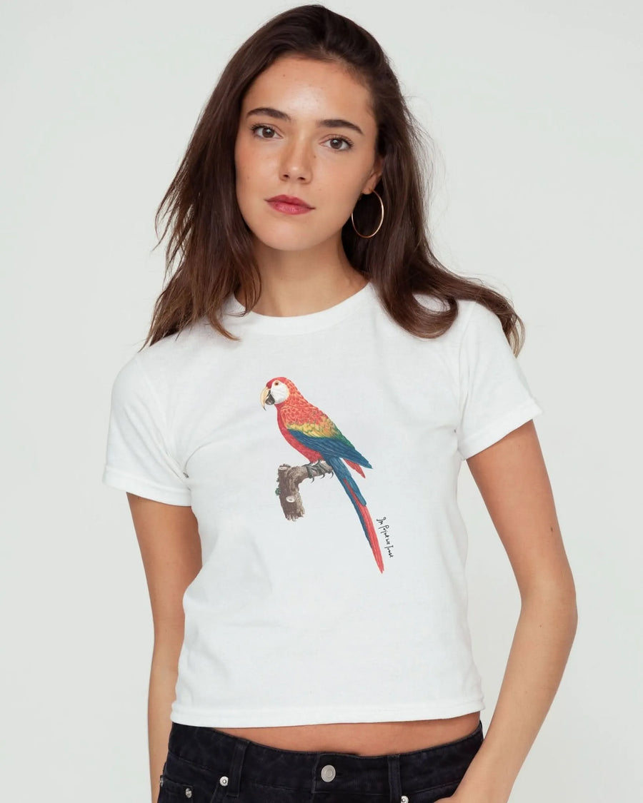 parrot baby tee - In Print We Trust