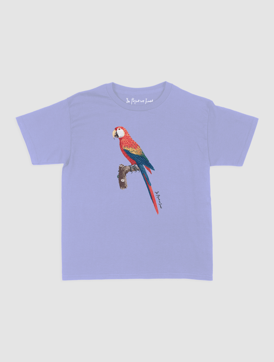 parrot baby tee - In Print We Trust