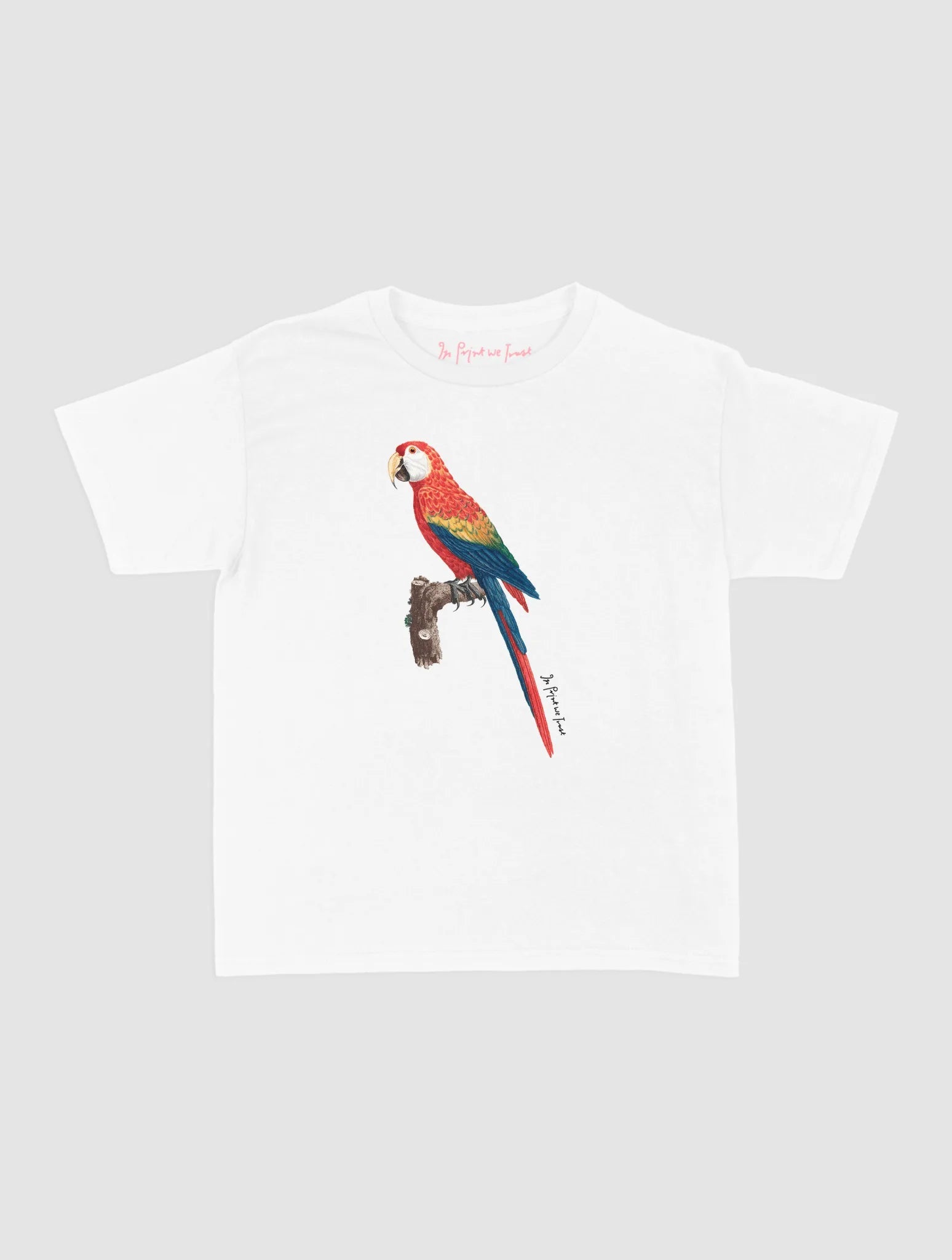 parrot baby tee - In Print We Trust