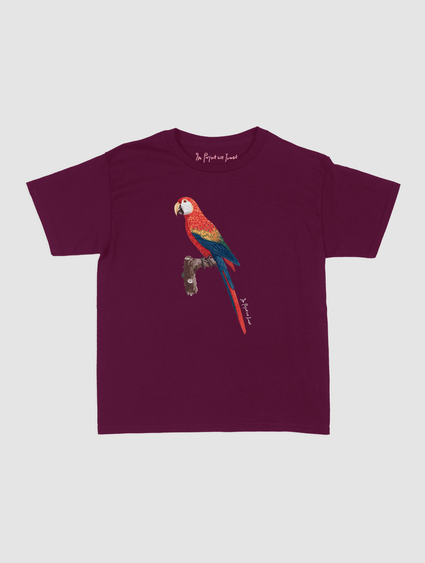 parrot baby tee - In Print We Trust