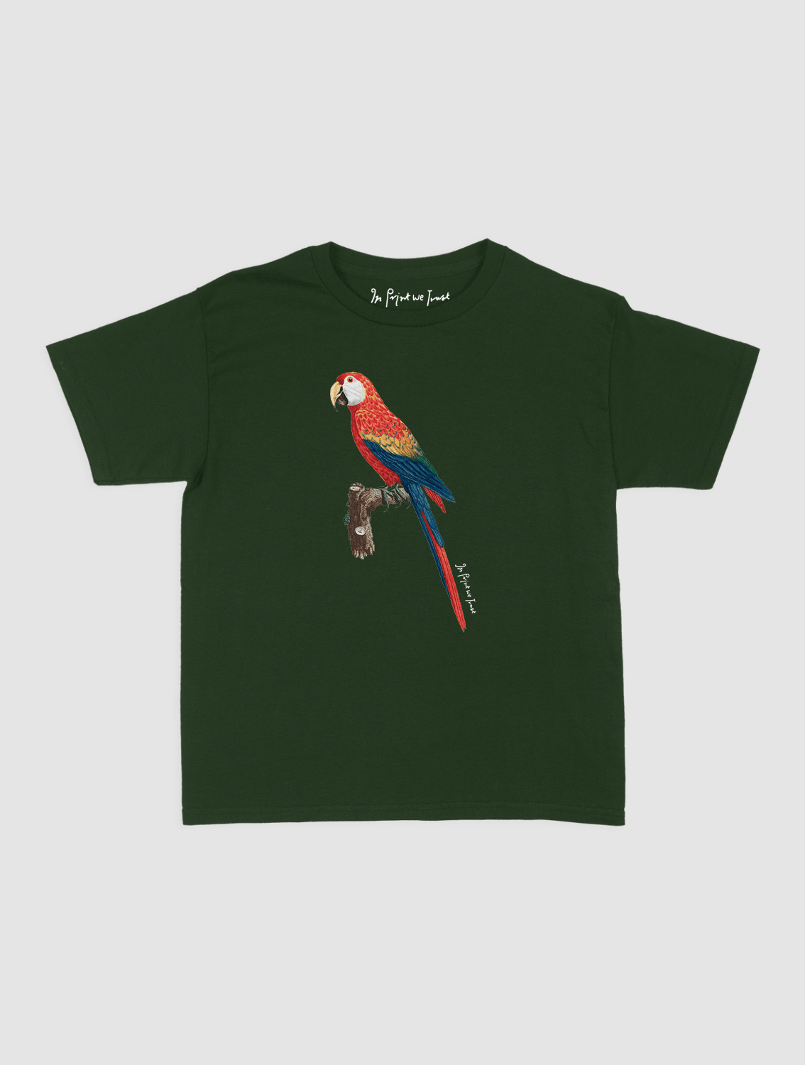 parrot baby tee - In Print We Trust