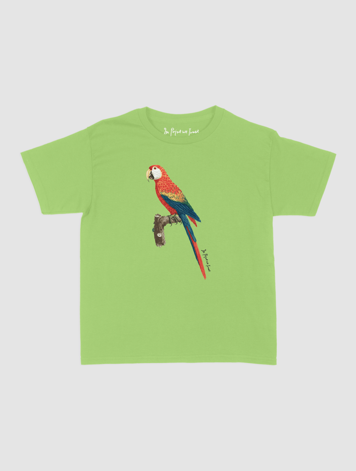 parrot baby tee - In Print We Trust
