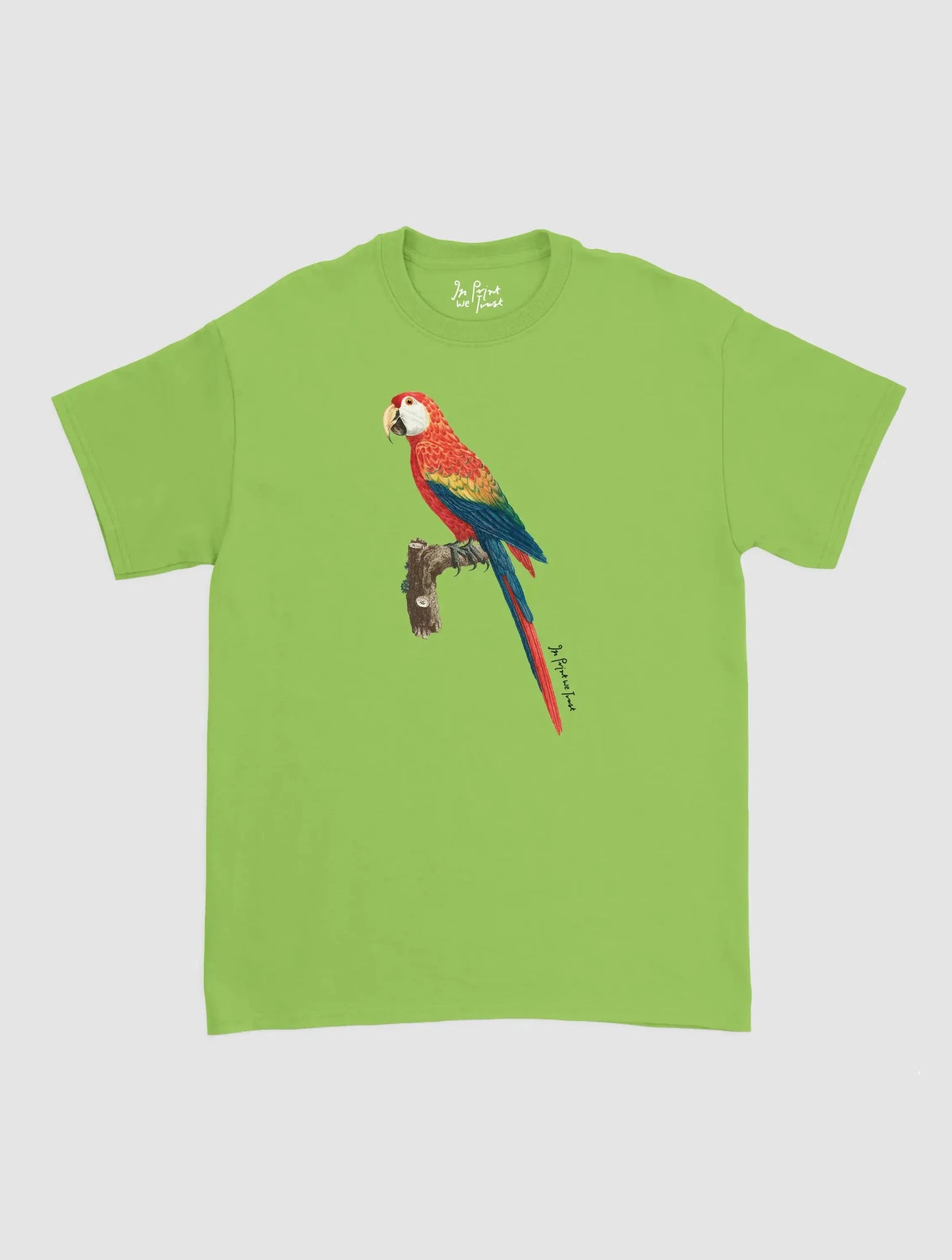 parrot classic tee - In Print We Trust