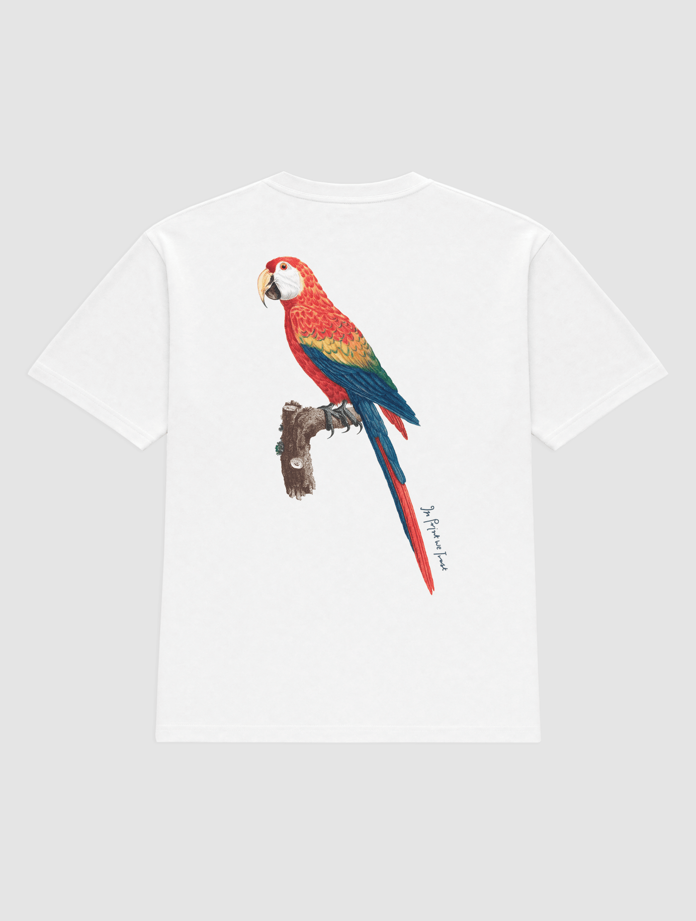 parrot heavyweight tee - In Print We Trust