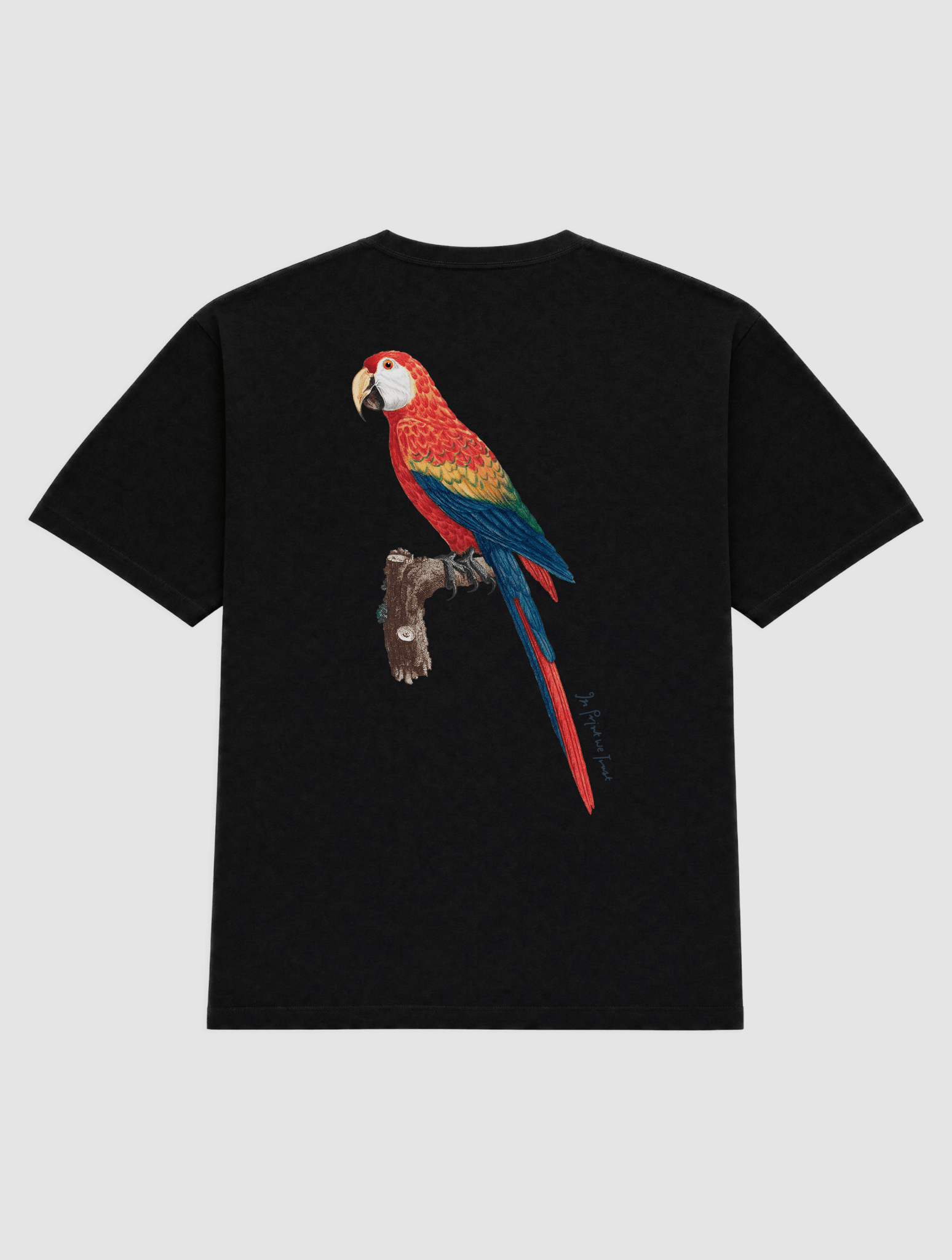 parrot heavyweight tee - In Print We Trust