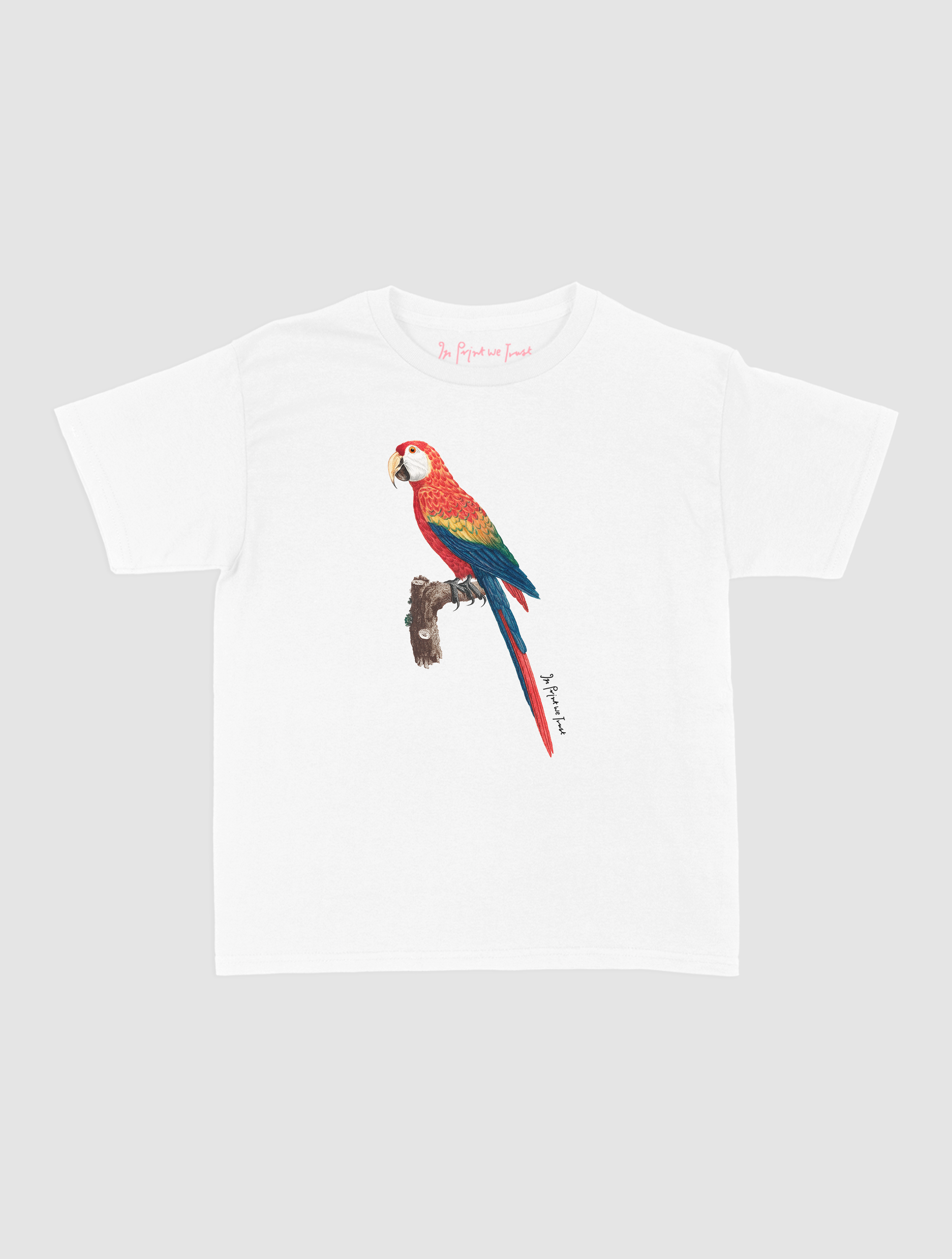 parrot baby tee