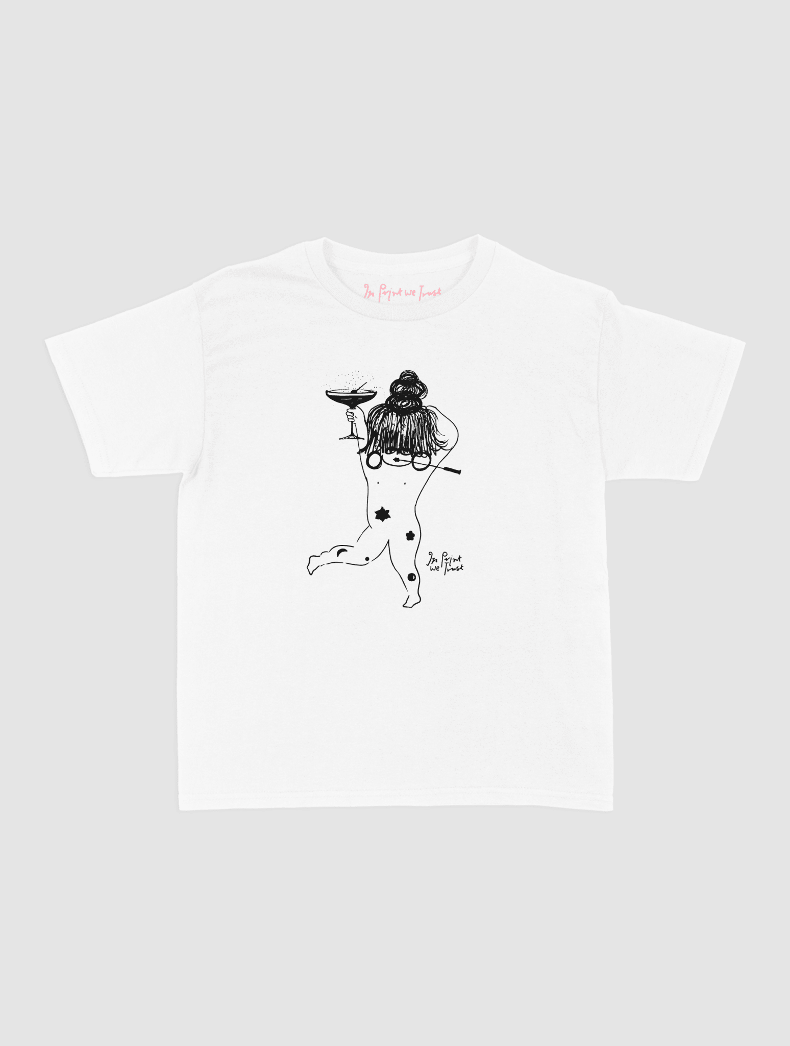 party for one baby tee - In Print We Trust