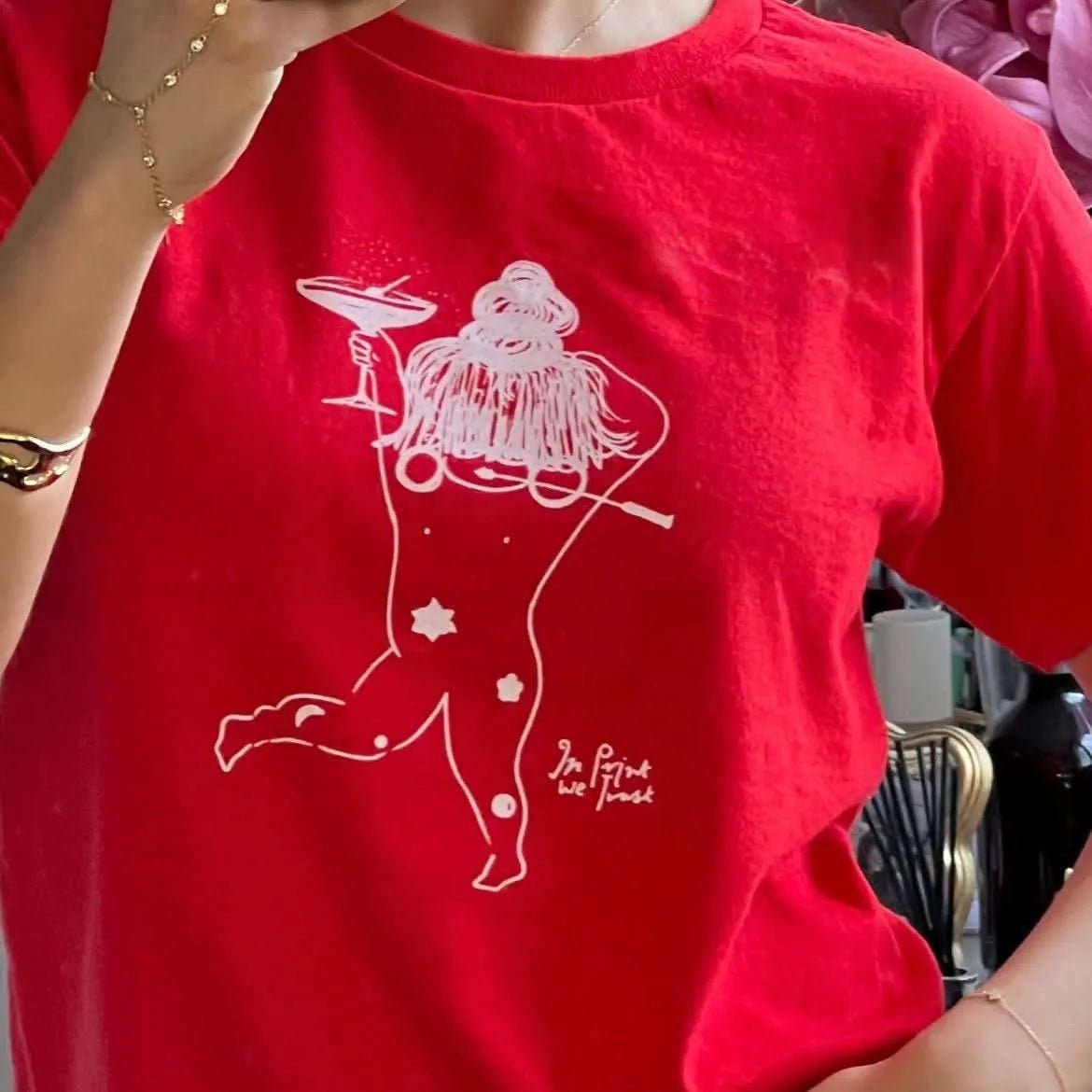 party for one baby tee - In Print We Trust