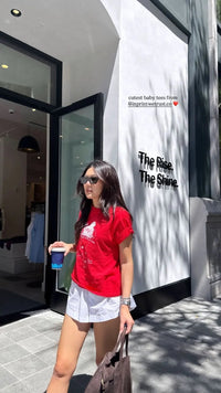 party for one baby tee - In Print We Trust