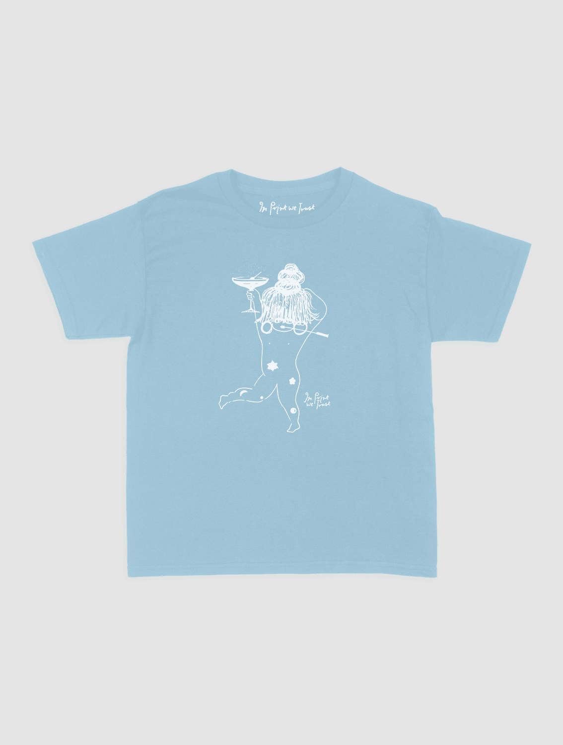 party for one baby tee - In Print We Trust