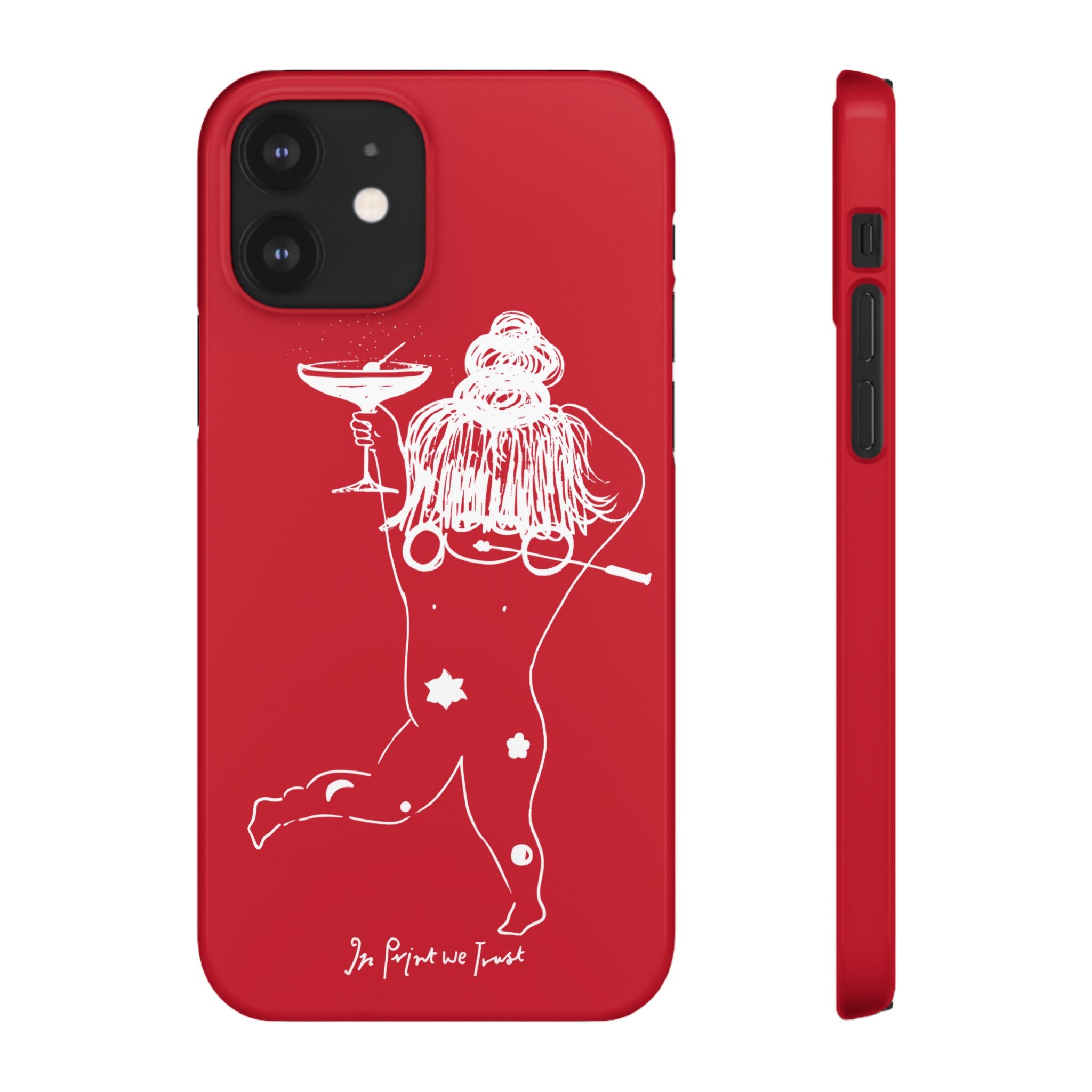 party for one iPhone case - In Print We Trust