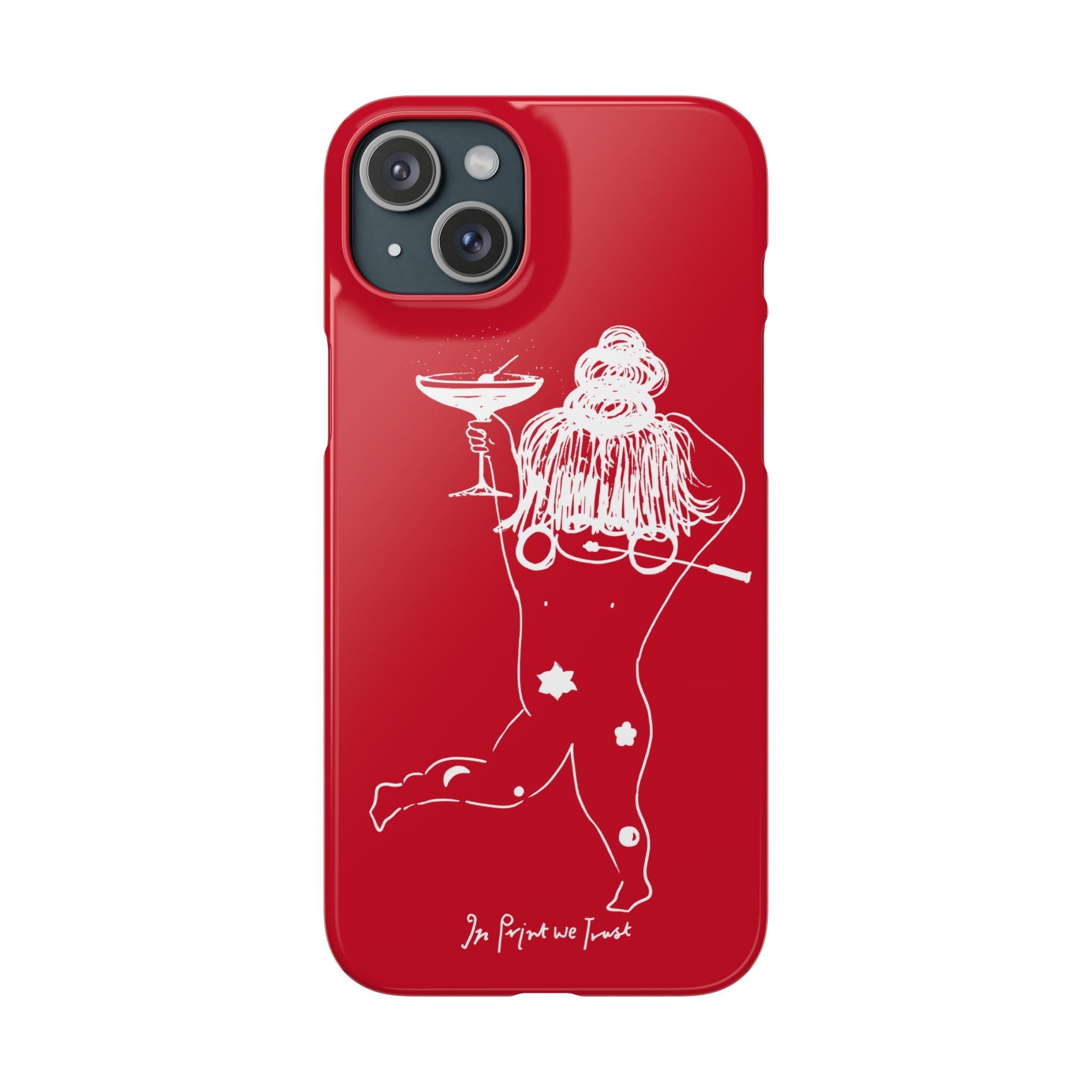 party for one iPhone case - In Print We Trust