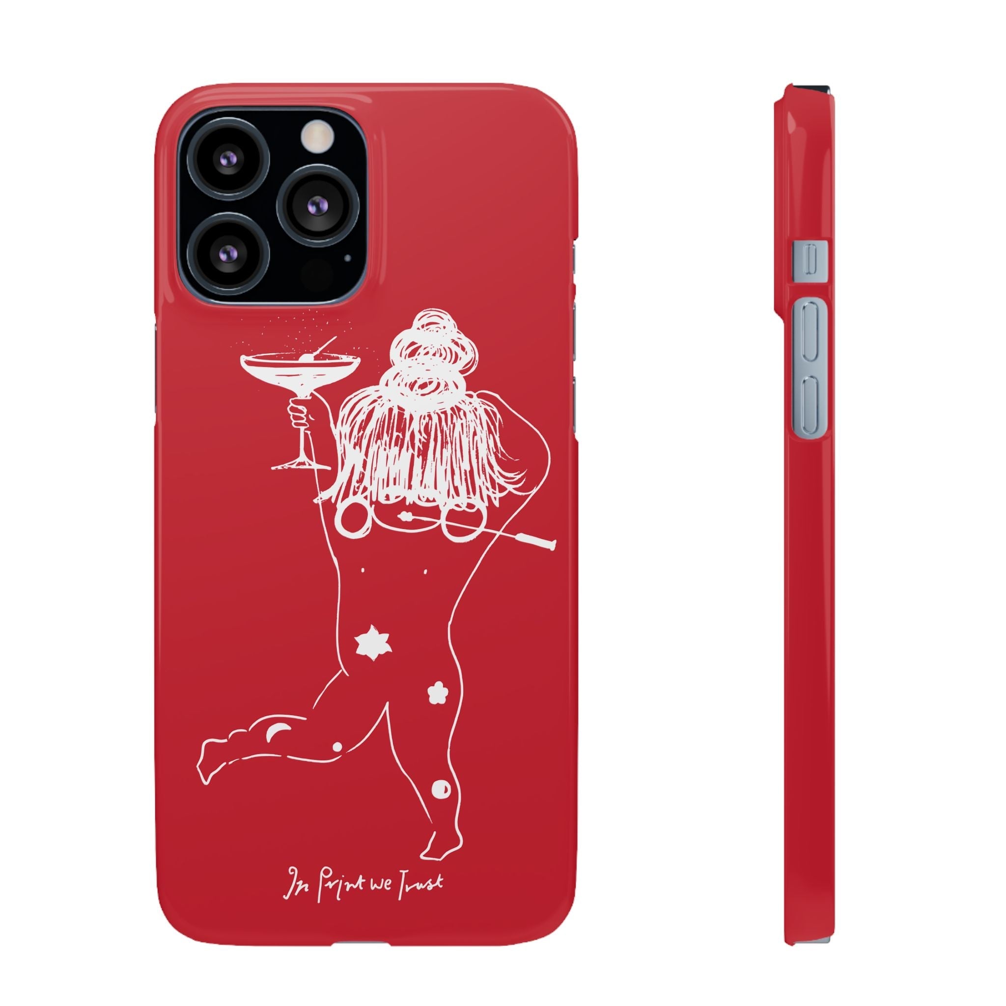 party for one iPhone case - In Print We Trust