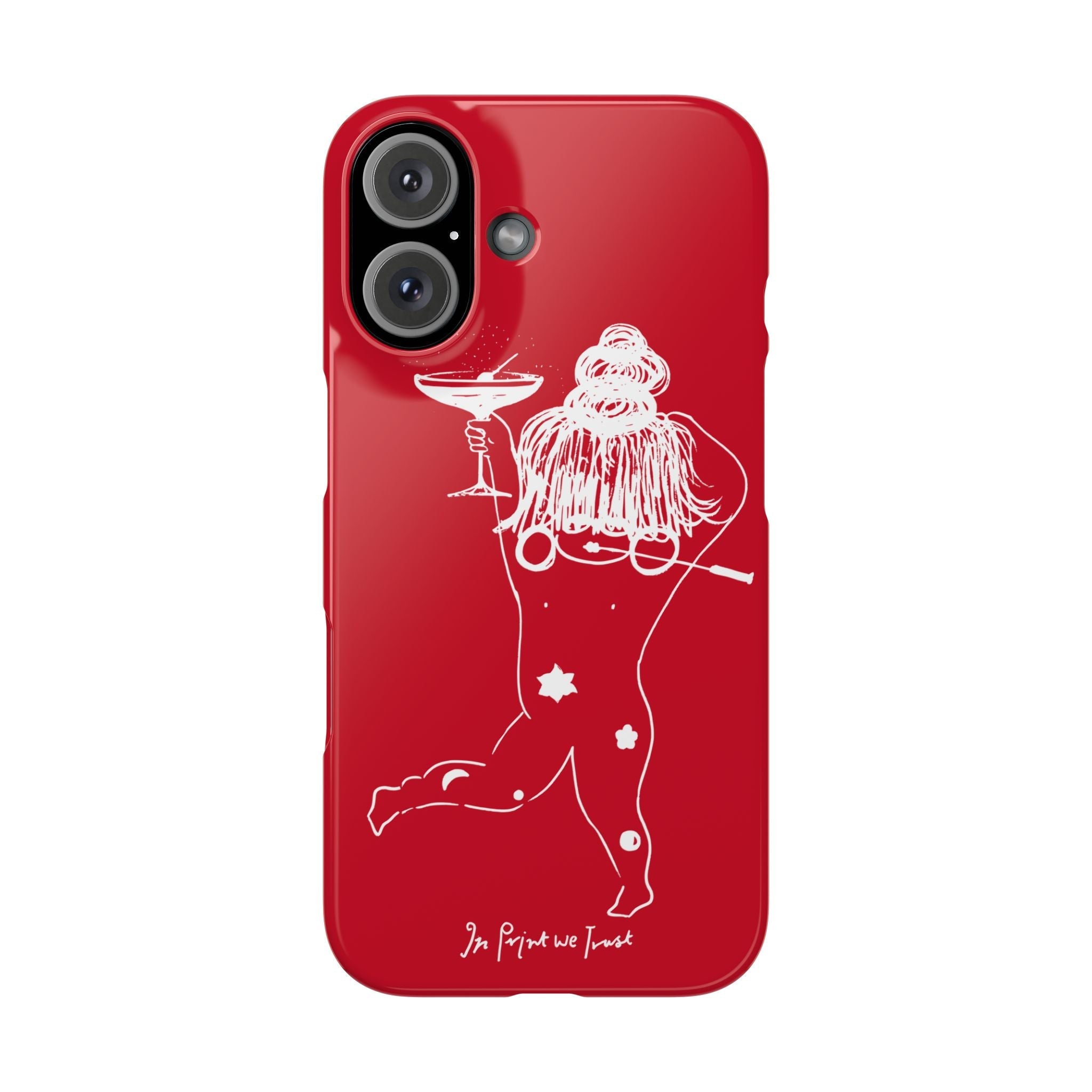 party for one iPhone case - In Print We Trust