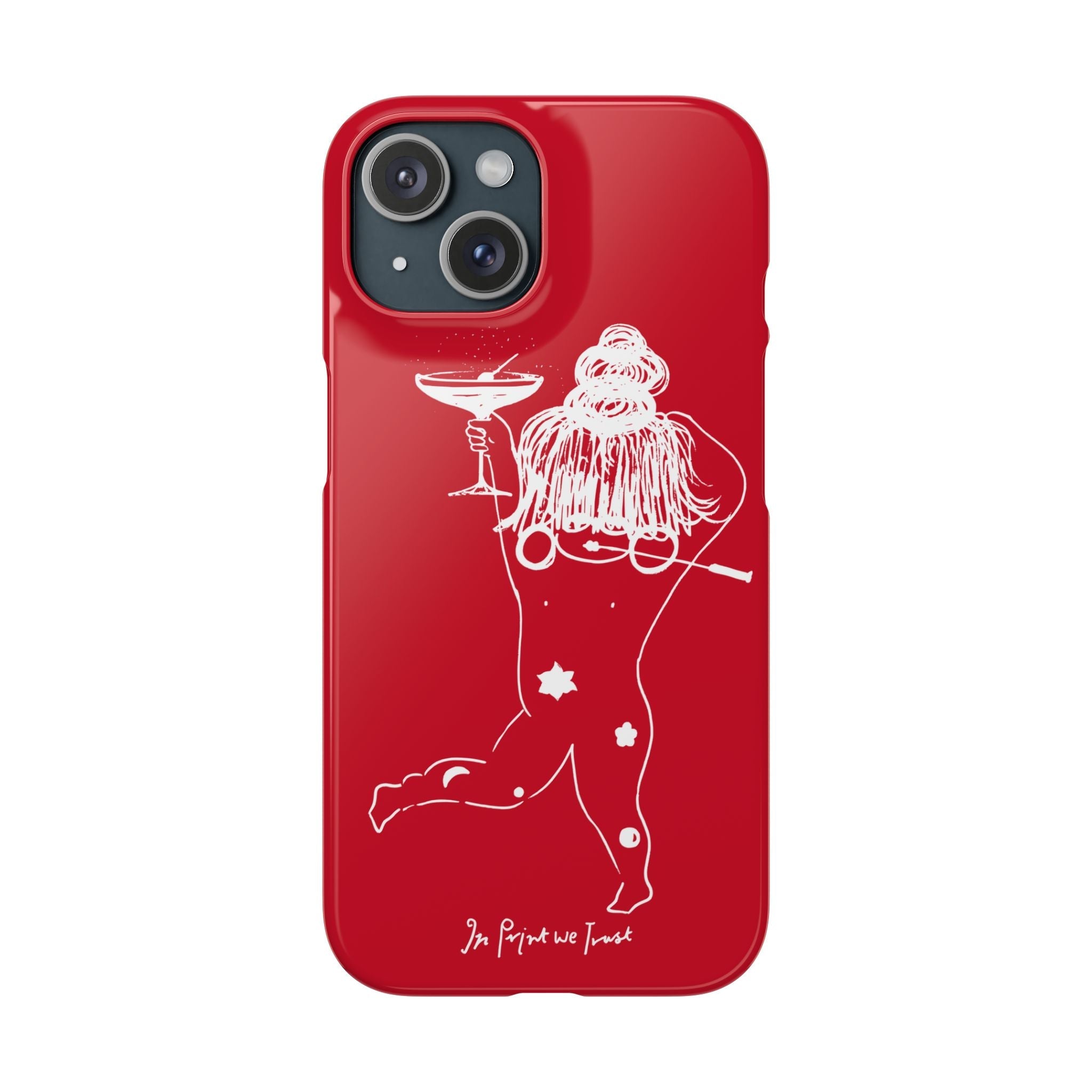 party for one iPhone case - In Print We Trust