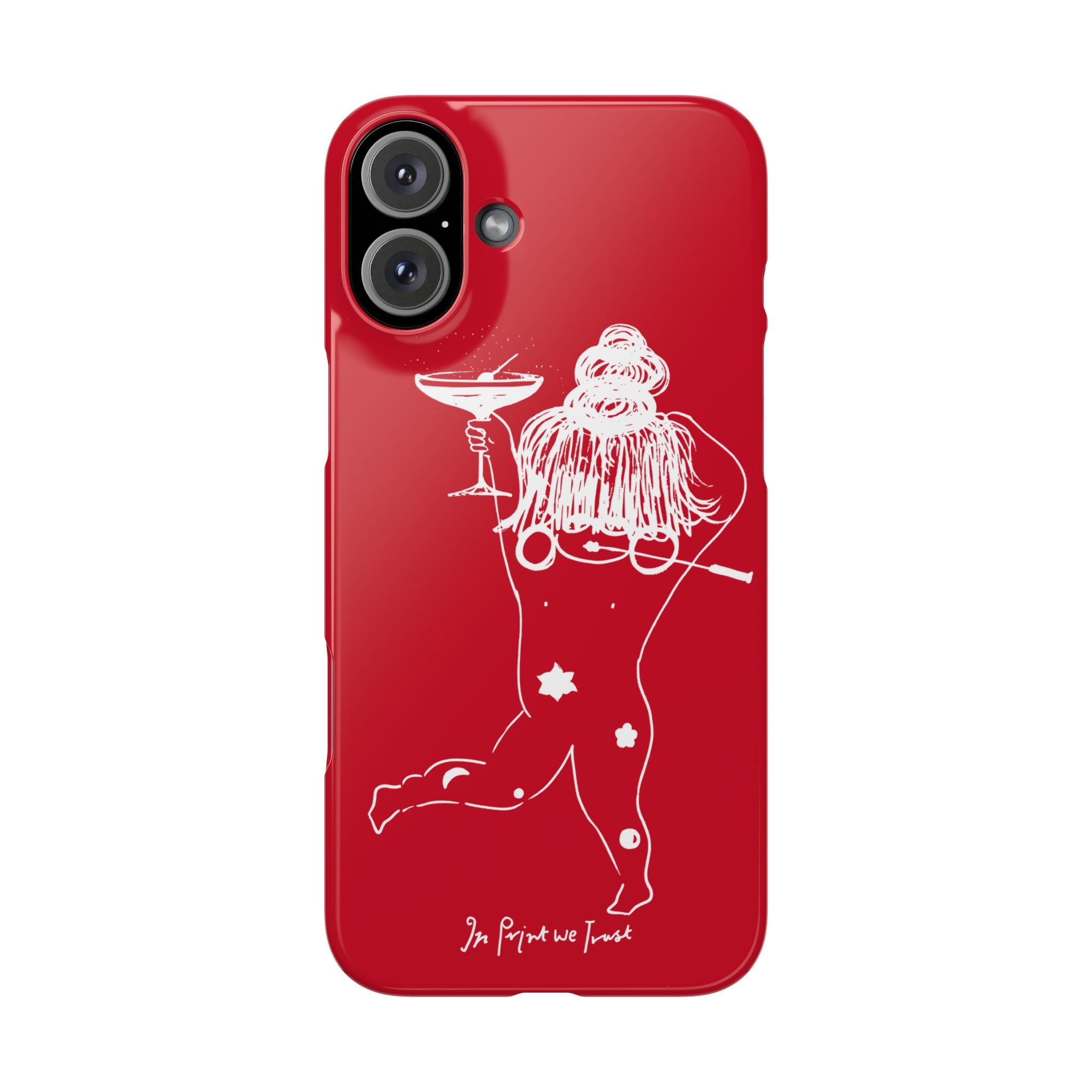 party for one iPhone case - In Print We Trust