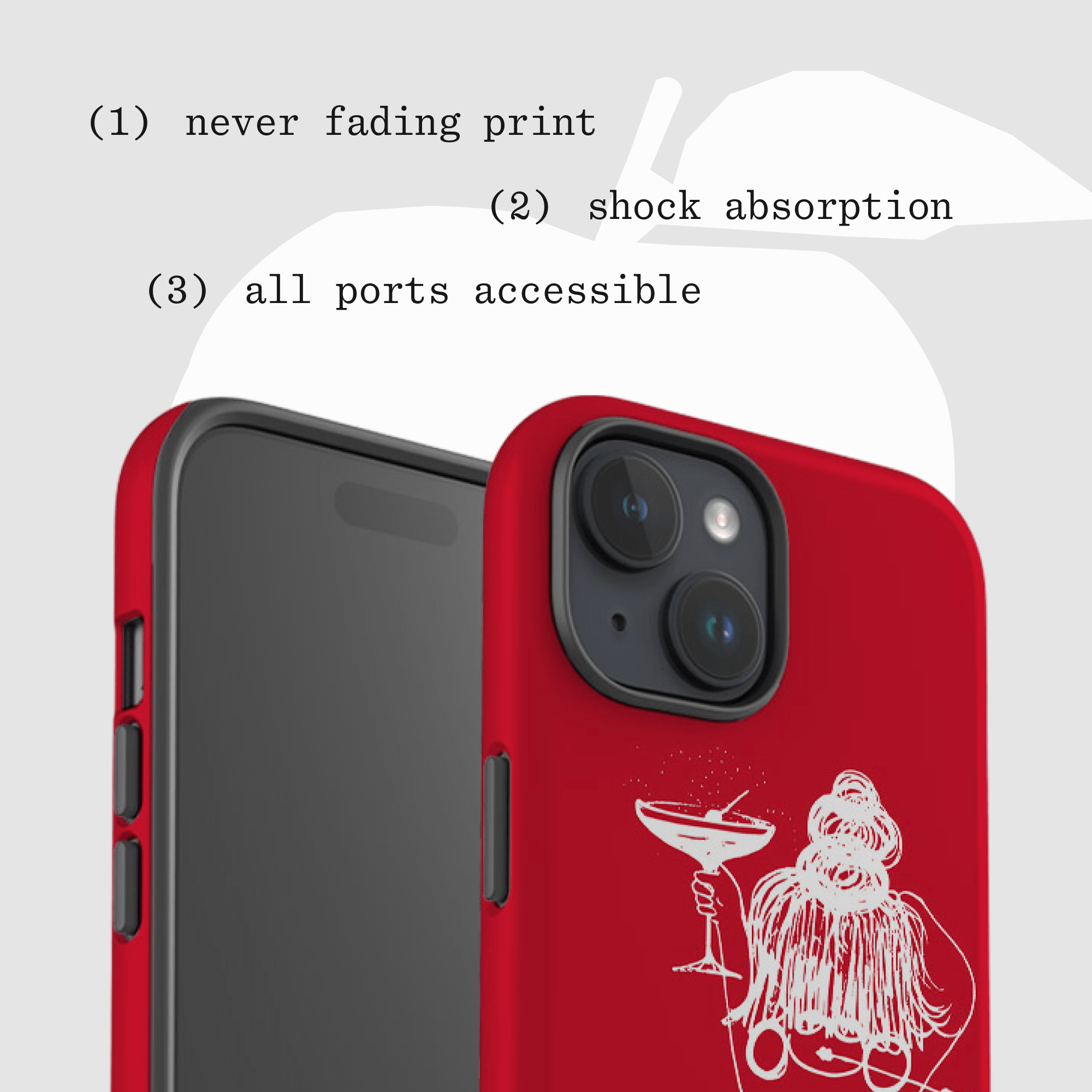 party for one tough iPhone case - In Print We Trust