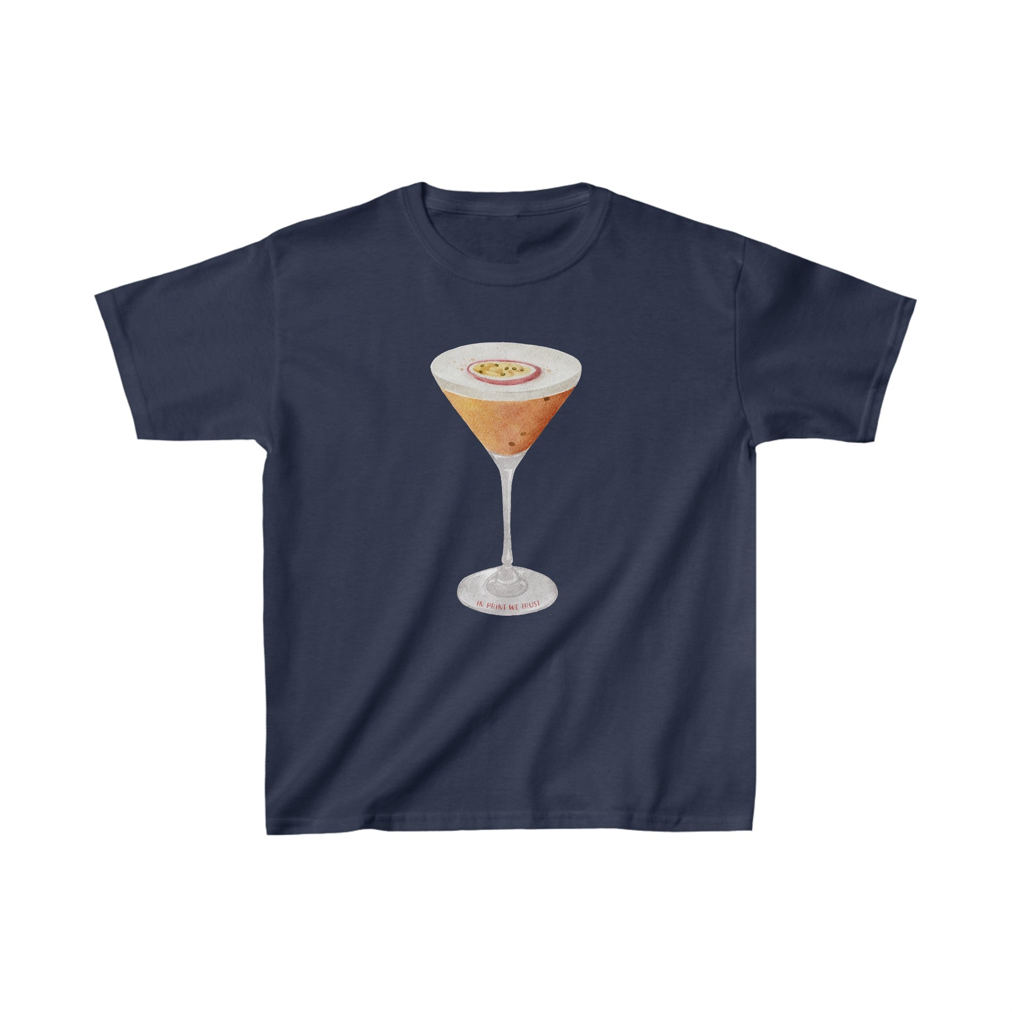 'Passionfruit Martini' baby tee - In Print We Trust