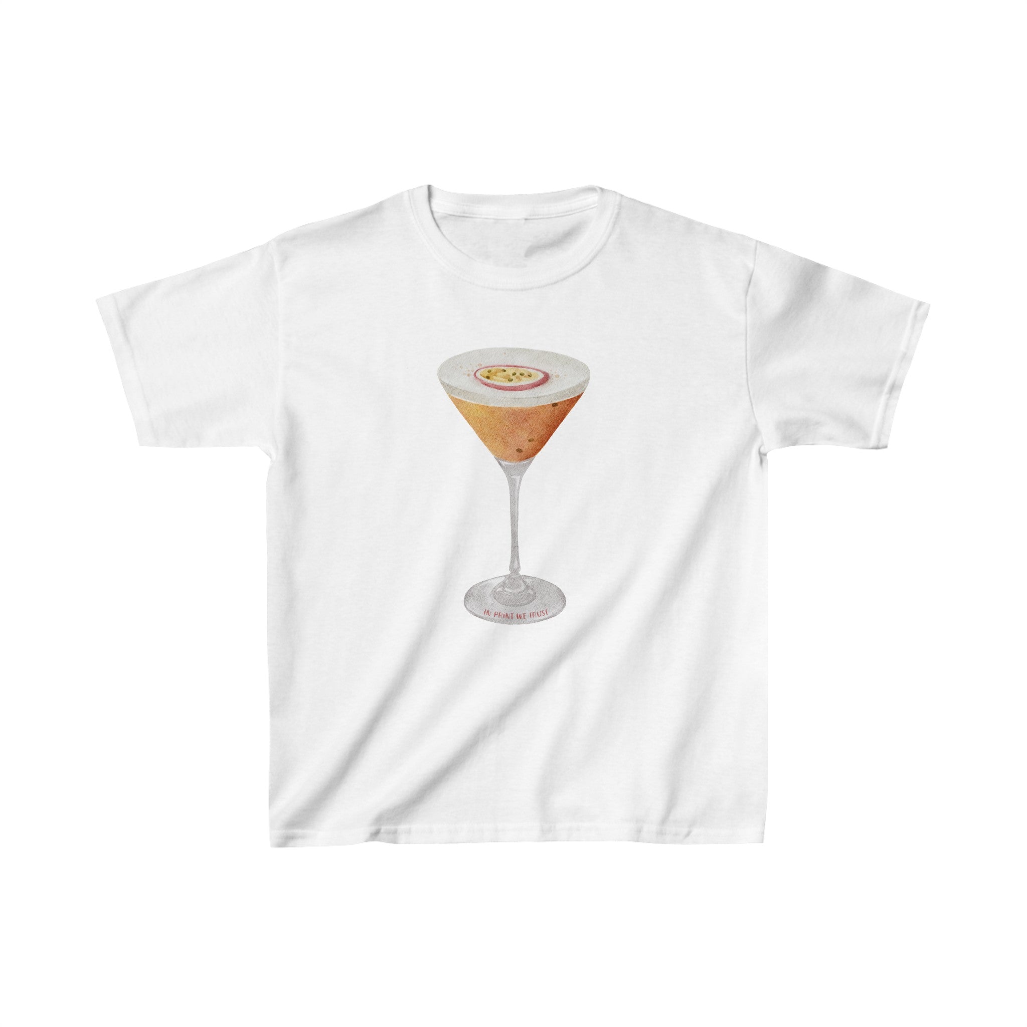 'Passionfruit Martini' baby tee - In Print We Trust