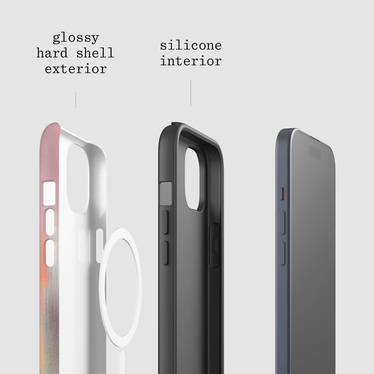 pastel tough iPhone case - In Print We Trust