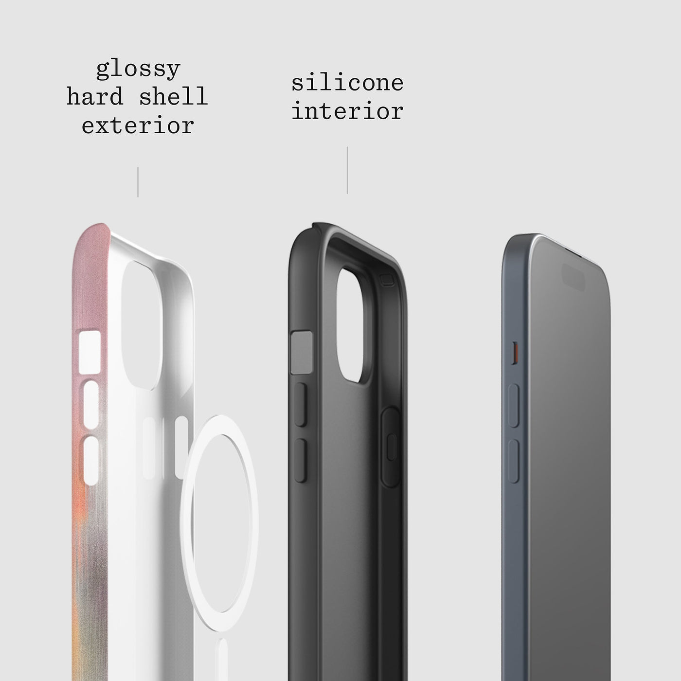 pastel tough iPhone case - In Print We Trust