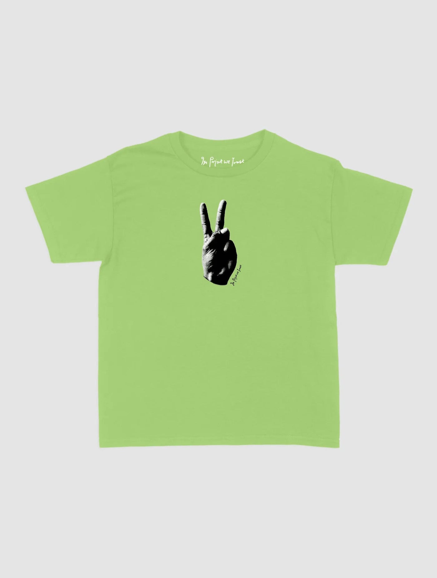 peace baby tee - In Print We Trust